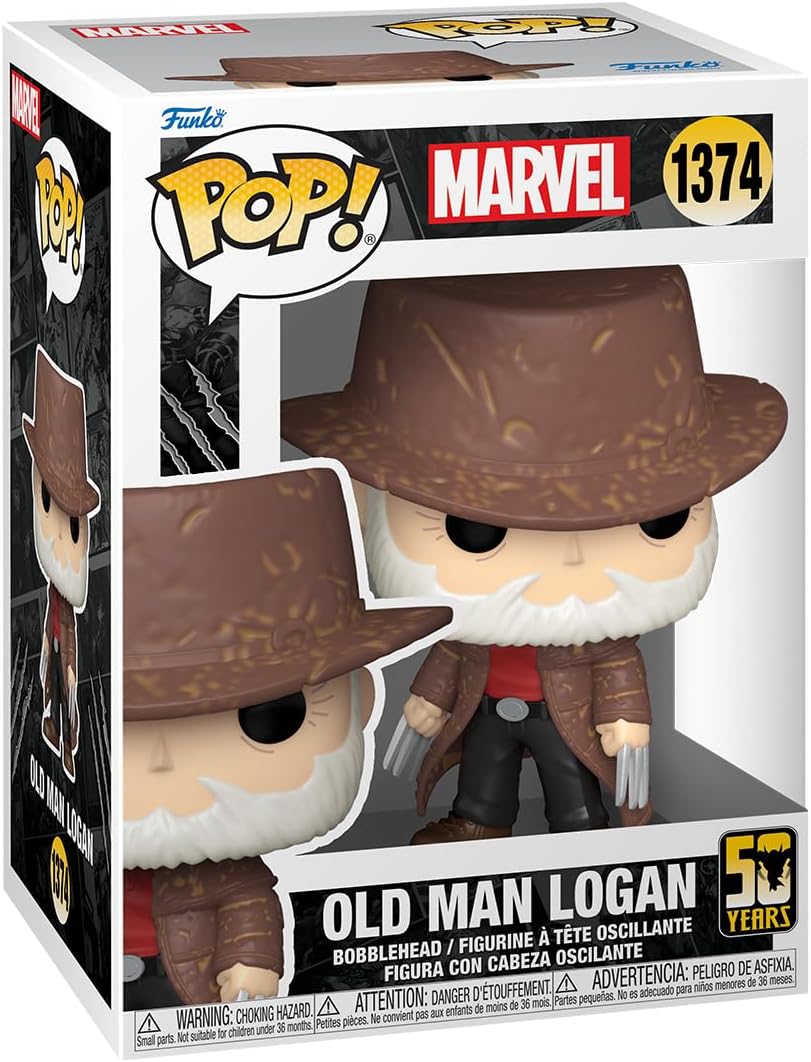 Funko POP! Marvel: Wolverine 50th – Ultimate Old Man Logan - X-Men - Collectable