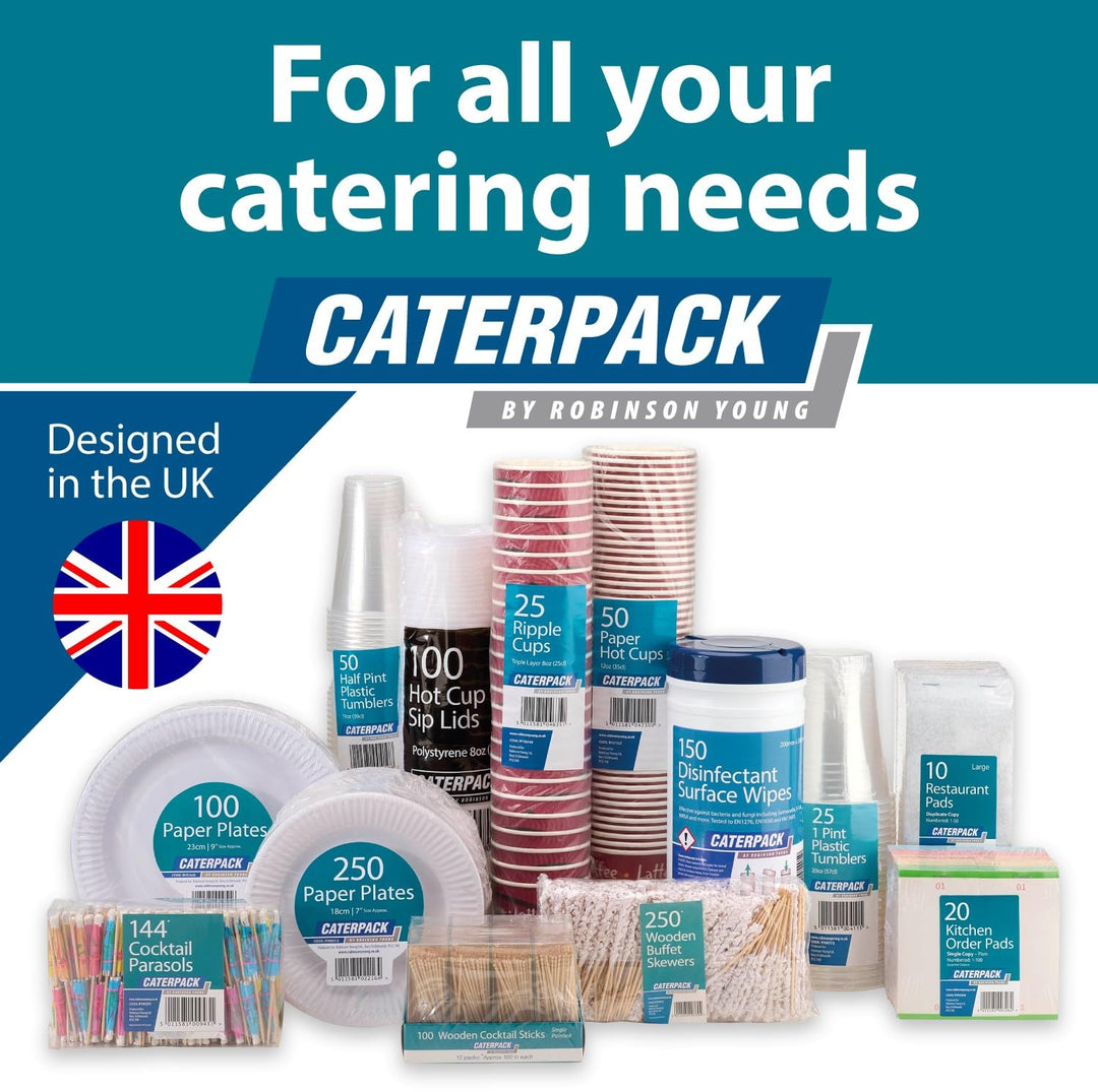 Caterpack by Robinson Young Medium Freezer Bags with Twist Ties, Pack of 100