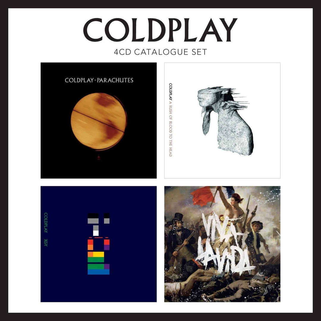 Coldplay - First Four Albums Collection (Parachutes, A Rush of Blood To The Head, X&Y, Viva la Vida) Audio CD