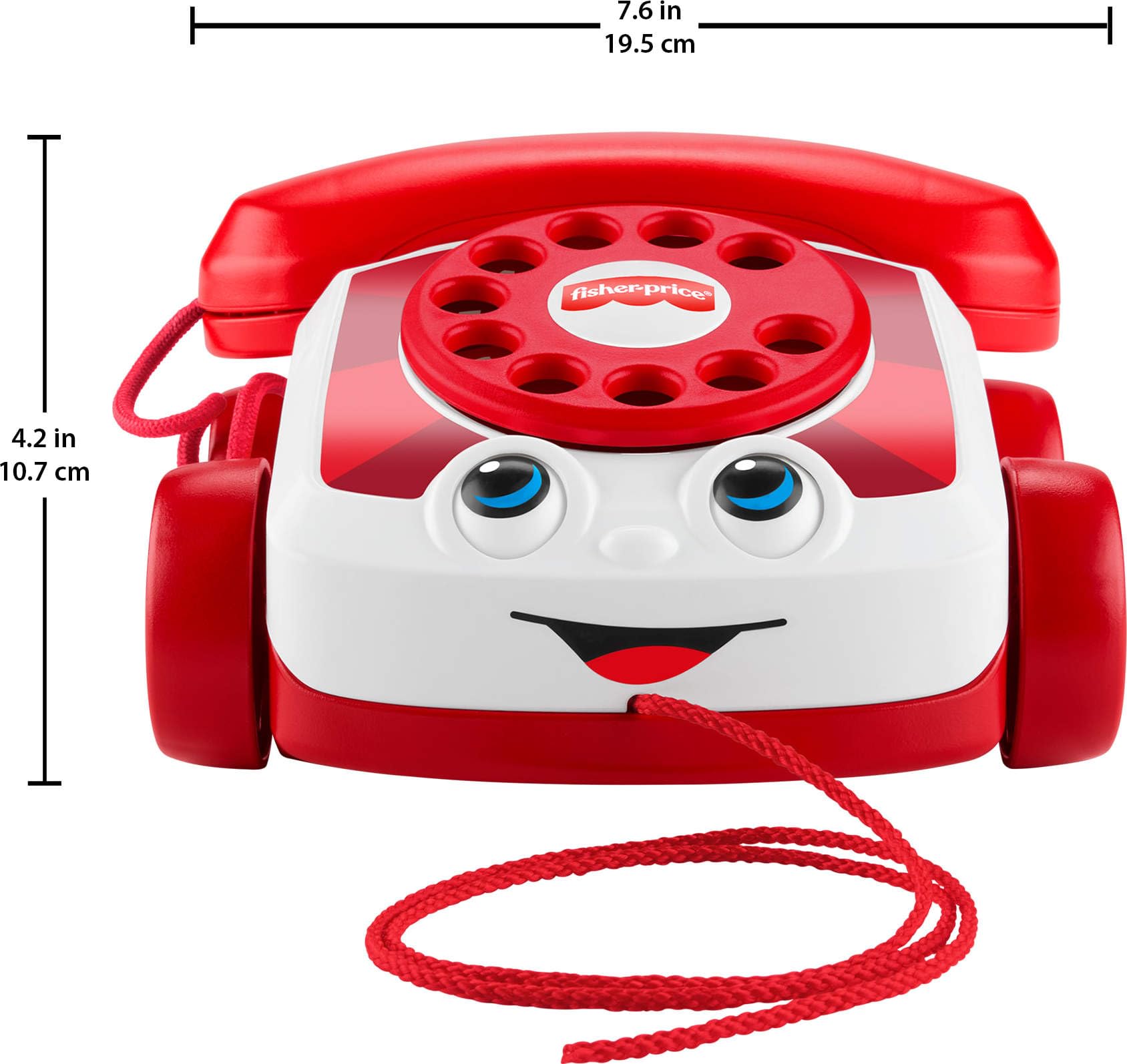 Fisher-Price Chatter Telephone Red - Mattel 80th Anniversary Edition 14