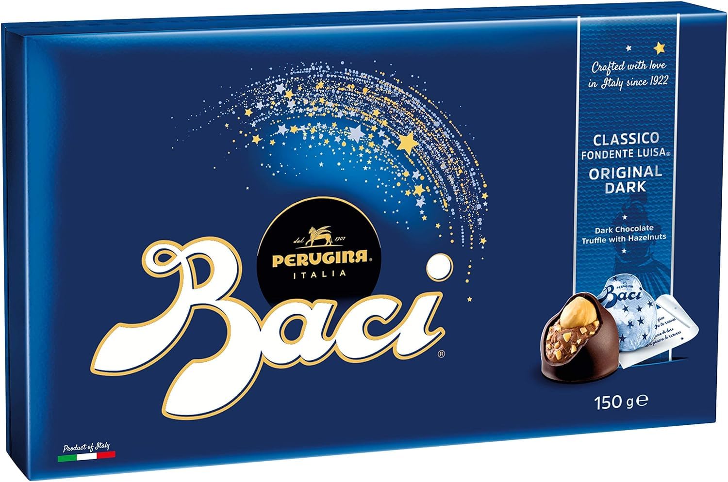BACI - Original Dark Chocolate Hazelnut Truffles Gift Box, Gluten Free 6