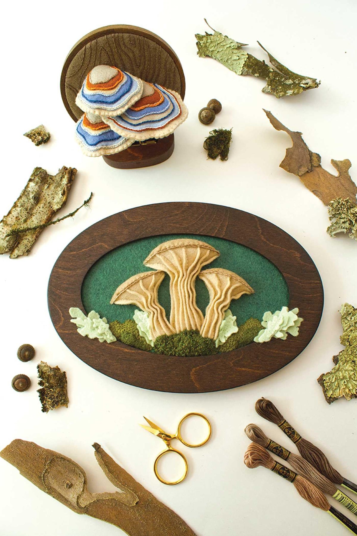 C&T Publishing Felt & Thread: 3-D Appliqué & Embroidery - 160 Pages, Paperback 7