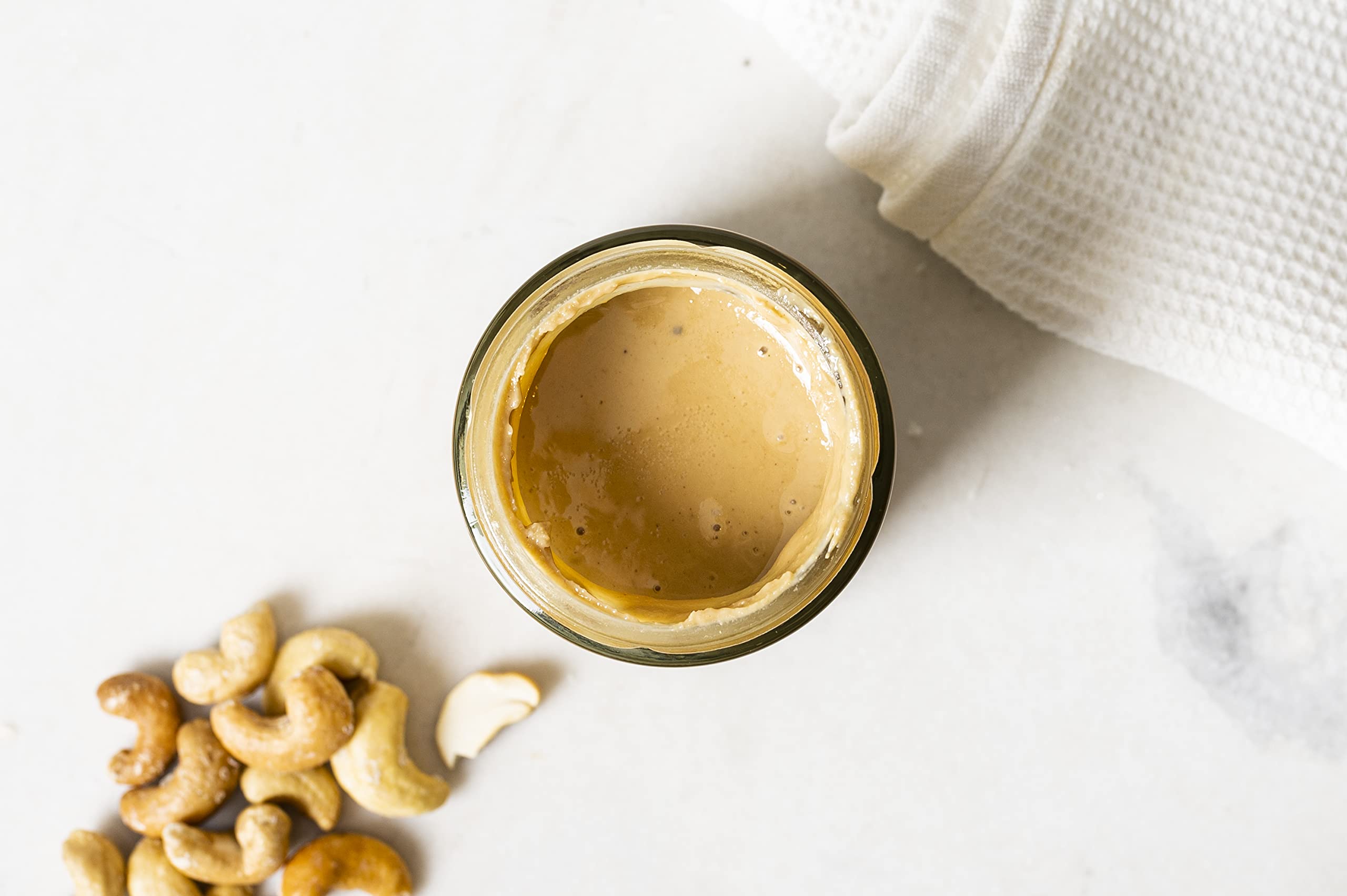 Nutural World - Smooth Cashew Nut Butter (1kg) in Reusable Glass Jar 6