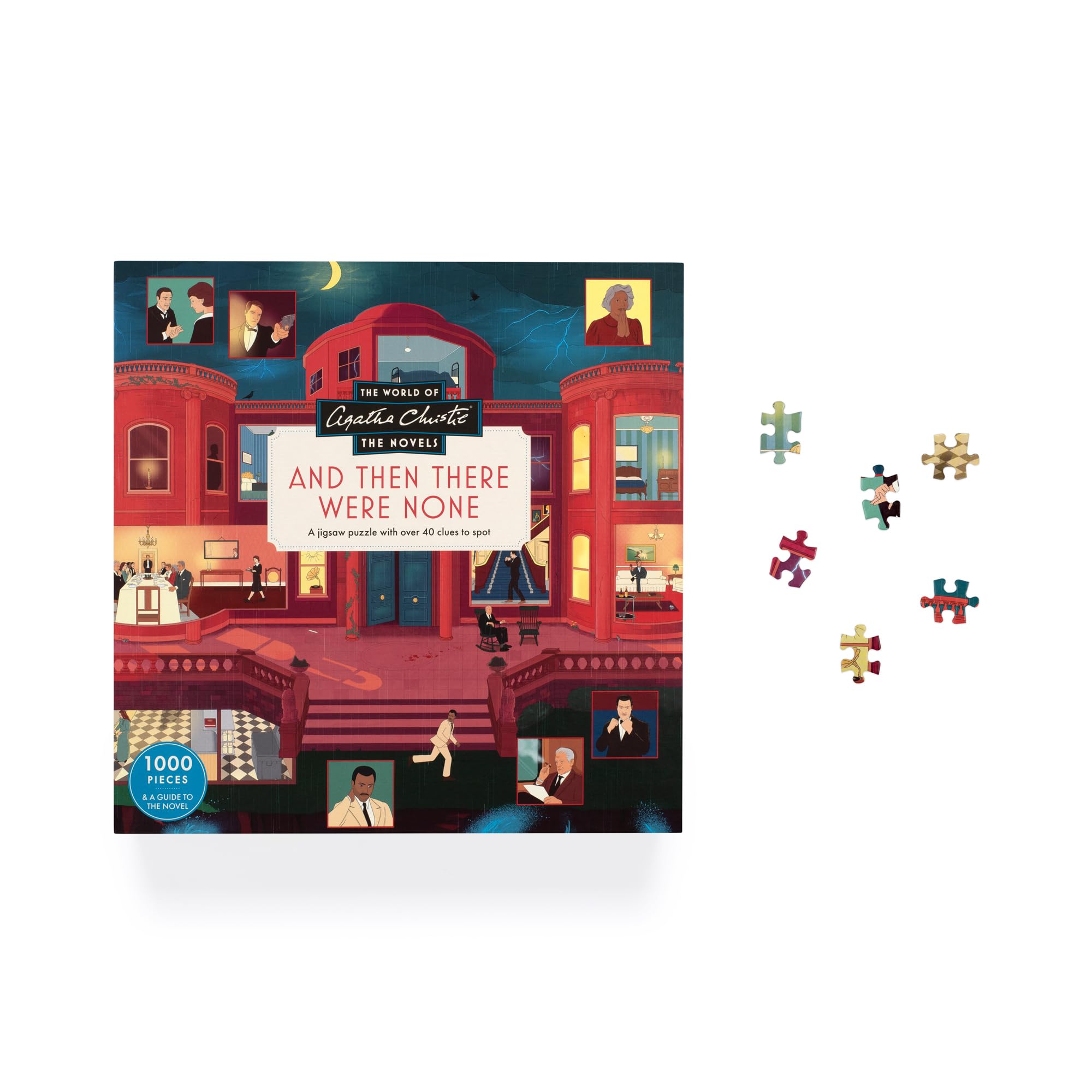 Laurence King Agatha Christie - Then There Were None 1000 Piece Jigsaw Puzzle | 1000 Pieces | Teen and Adult 4