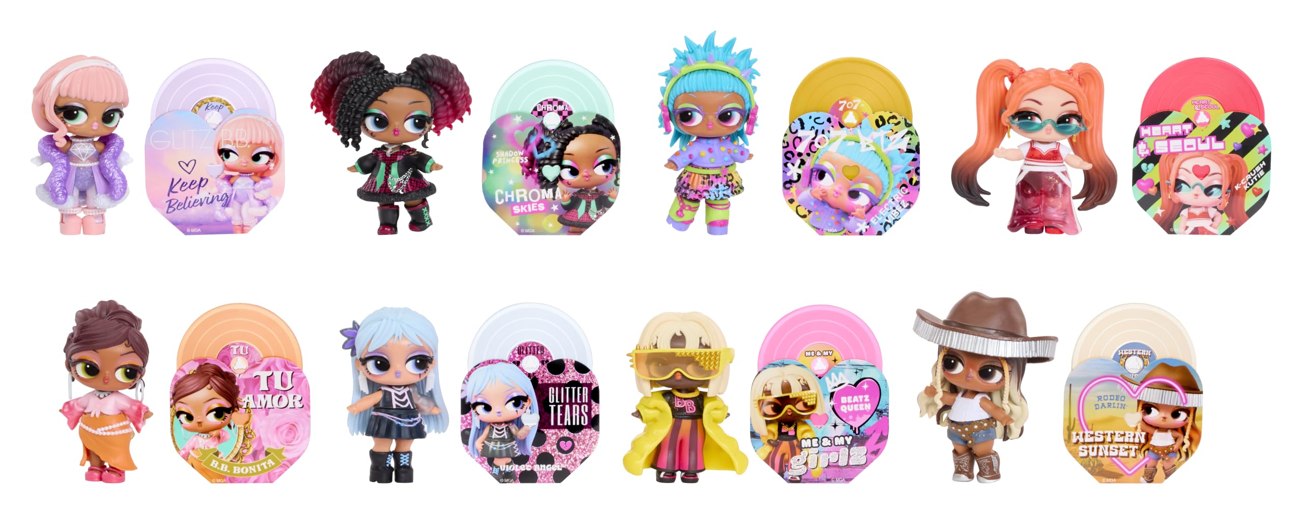 L.O.L. Surprise! Music Festival Dolls - Collectable Doll with Vinyl Album, Pink Disco Ball Container, Festival Wristband Accessories 3