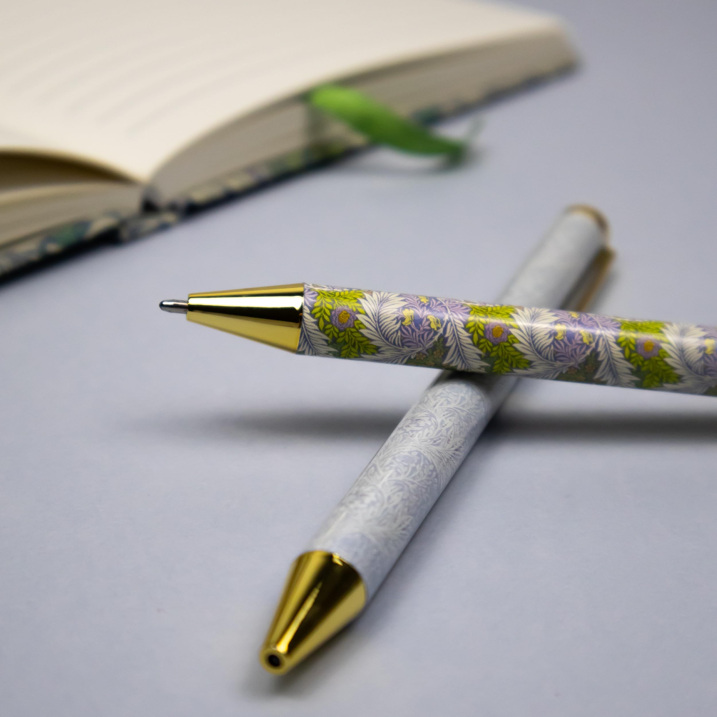 Robert Frederick William Morris Mixed Design Ballpoint Pens Set of 3 with Gift Box | Black Ink | 0.7mm Medium Point 6