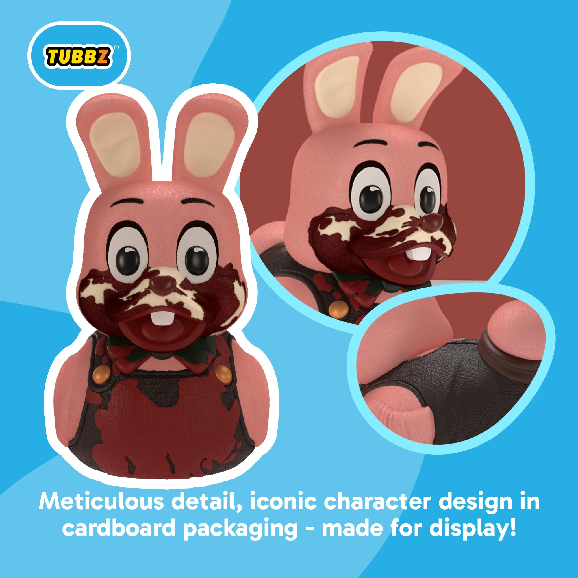 TUBBZ Silent Hill Robbie the Rabbit Cosplaying Rubber Duck Collectible Figure | 9cm Tall 2