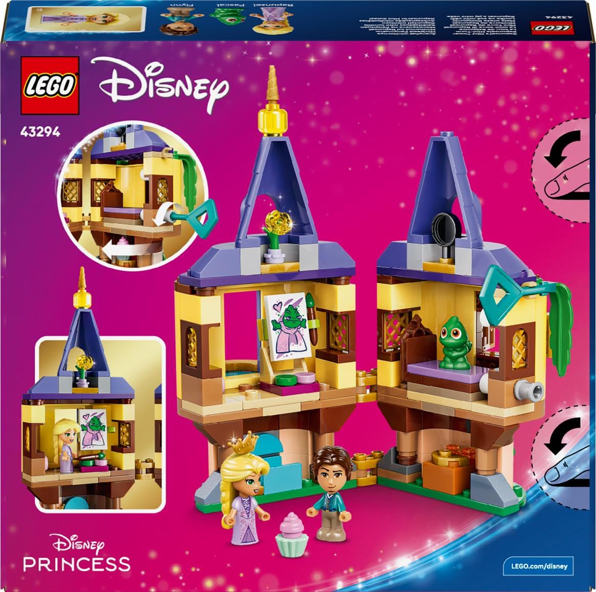LEGO Disney Princess Rapunzel's Mini Tower Building Set 43294 | Ages 5+ 8