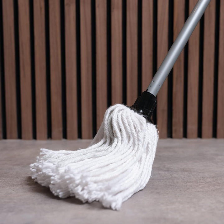 Addis Cotton Mop with 3-Piece Handle and 2 Replacement Heads