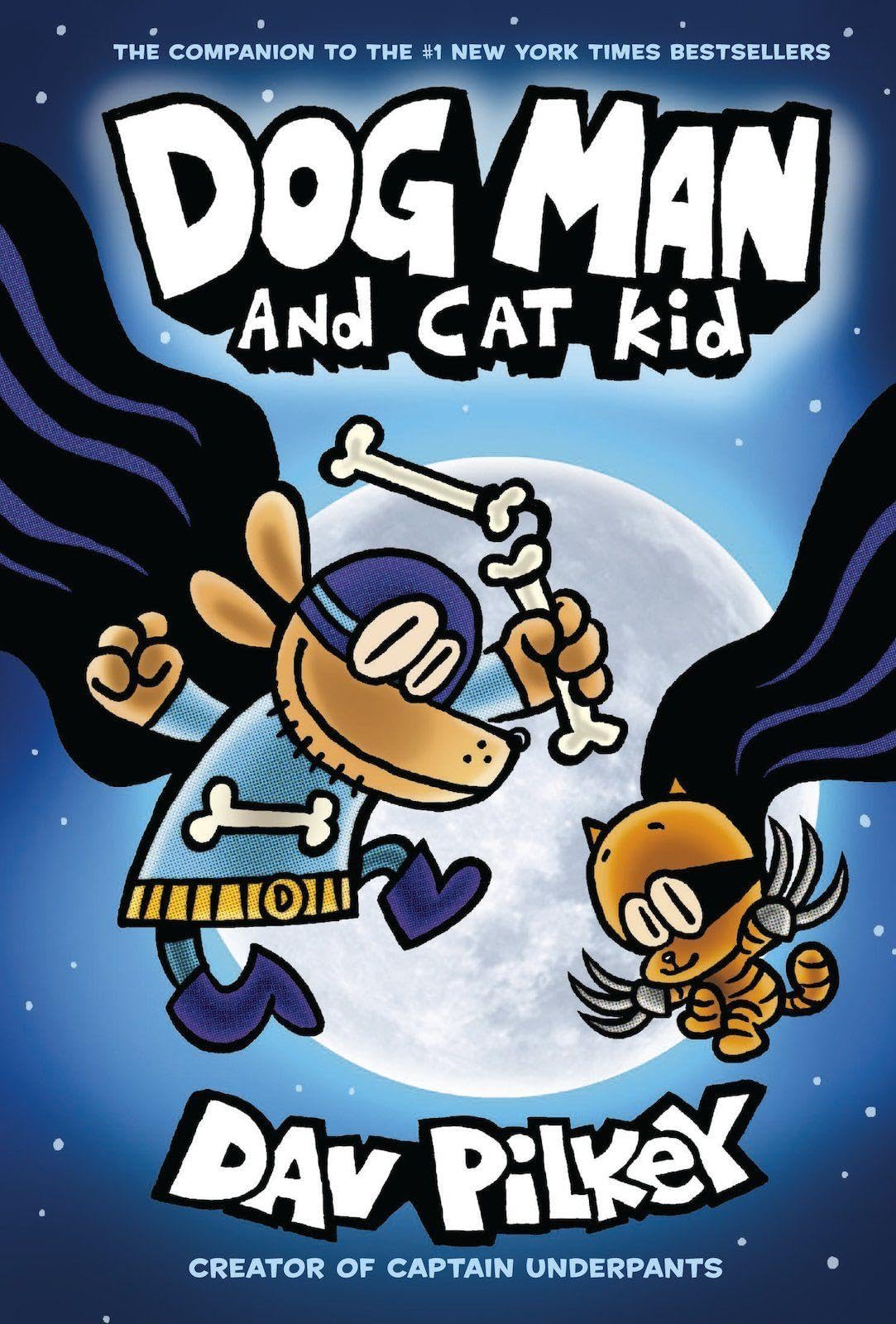 Scholastic Dog Man and Cat Kid (Dog Man #4) by Dav Pilkey | Paperback Mystery & Detective