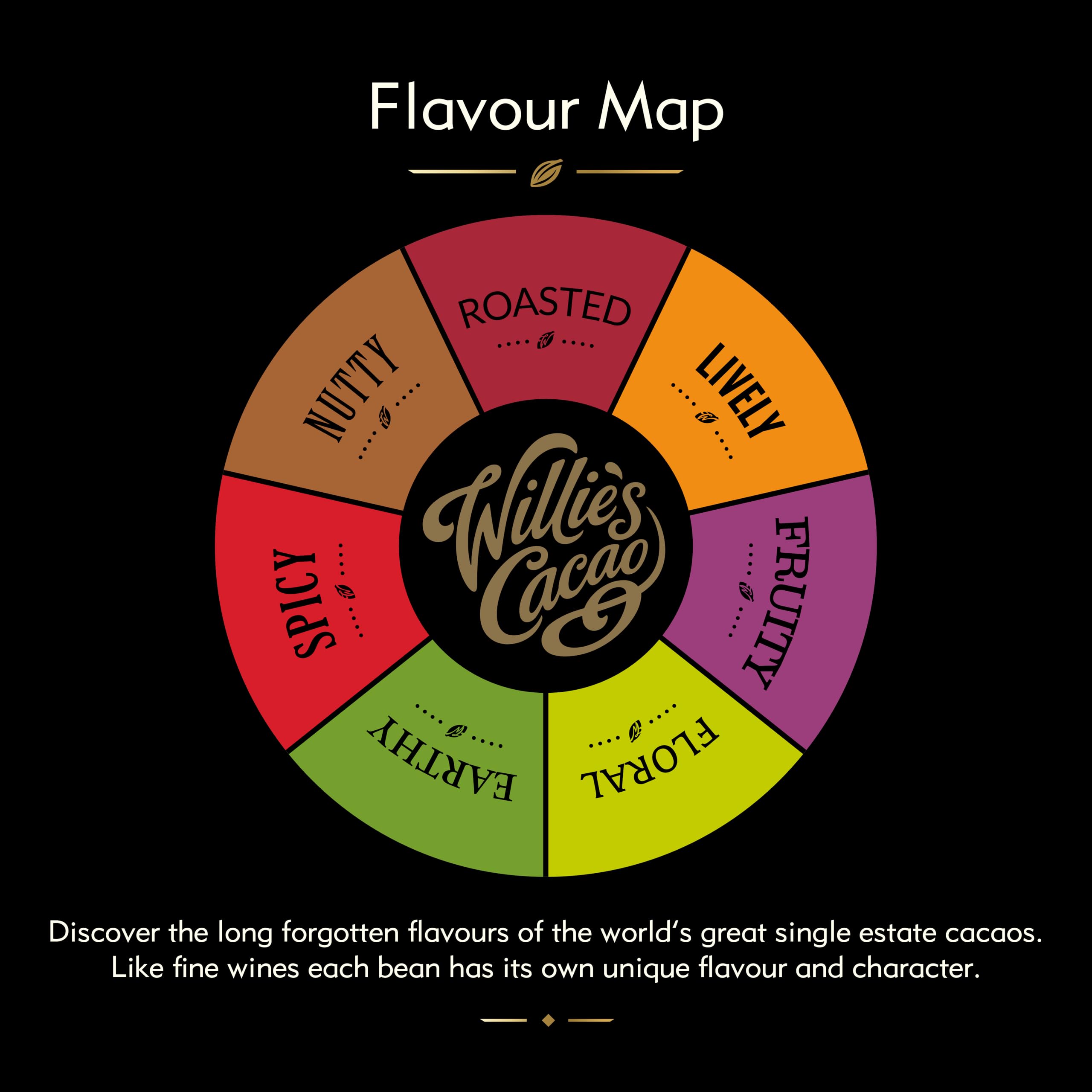 Willie's Cacao - Pure Gold 100% Cocoa Bar - No Added Sugar - Vegan - 40g