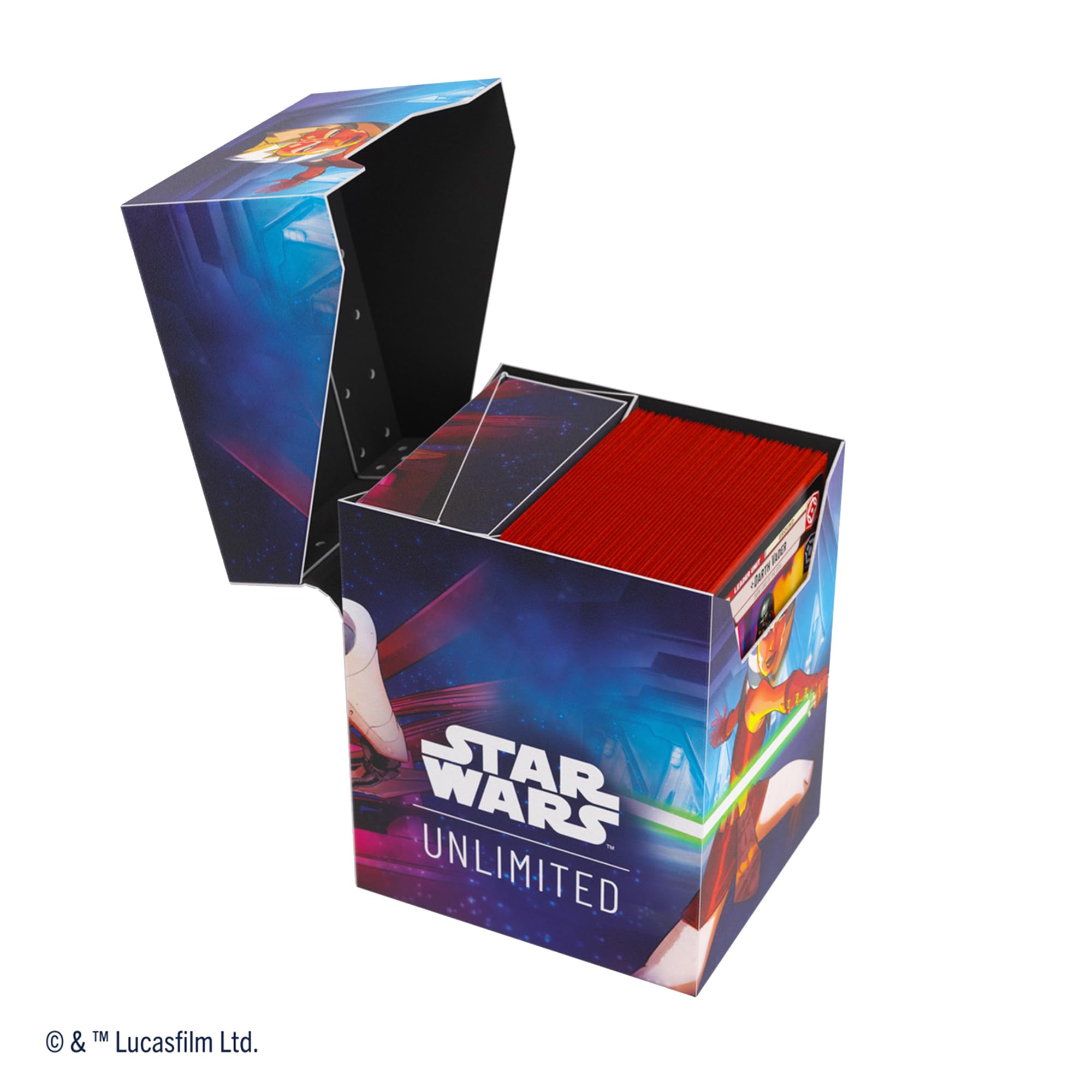 Gamegenic Star Wars: Unlimited Soft Crate - Ahsoka Tano/General Grievous | Holds 60 Double Sleeved Cards 4
