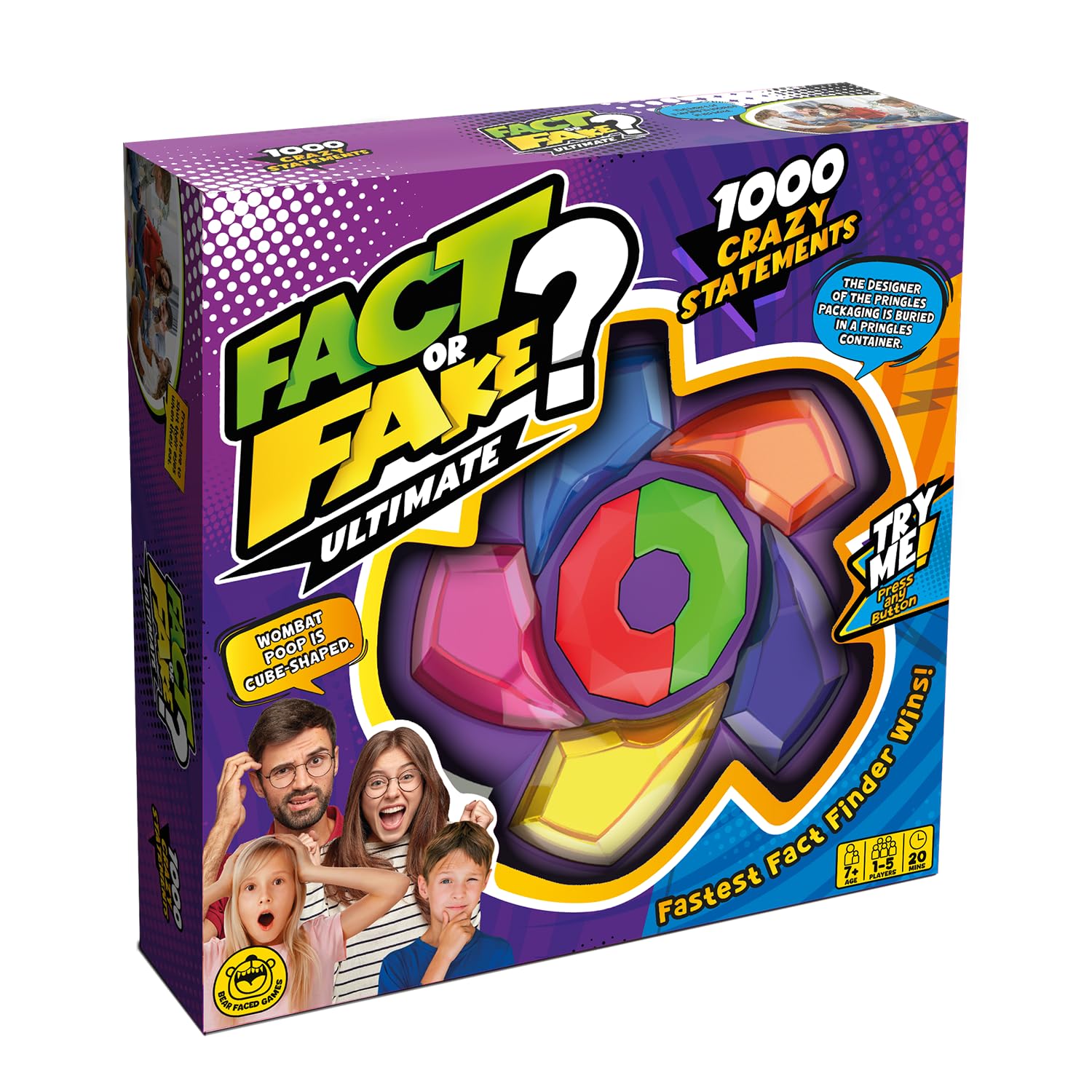 Bear Faced Games Fact or Fake? Ultimate Interactive Quiz Board Game 6