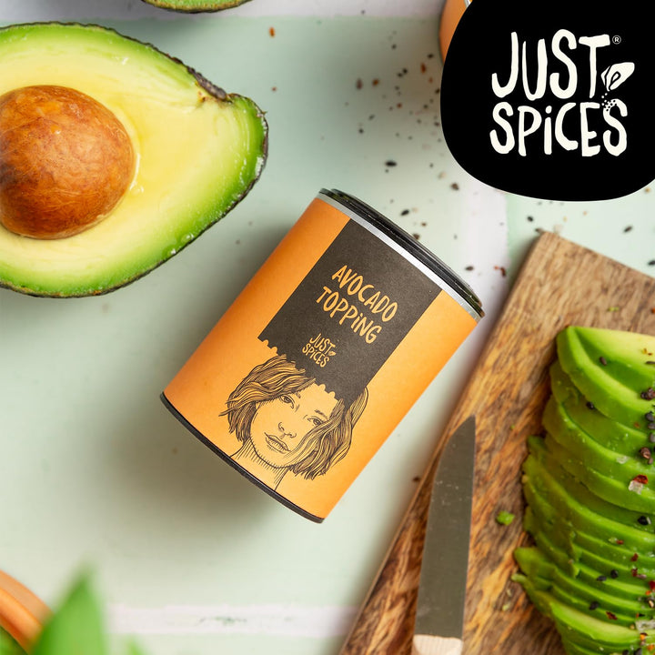 Just Spices Avocado Topping, 60g – Natural Crunchy Seasoning for Avocado Dishes