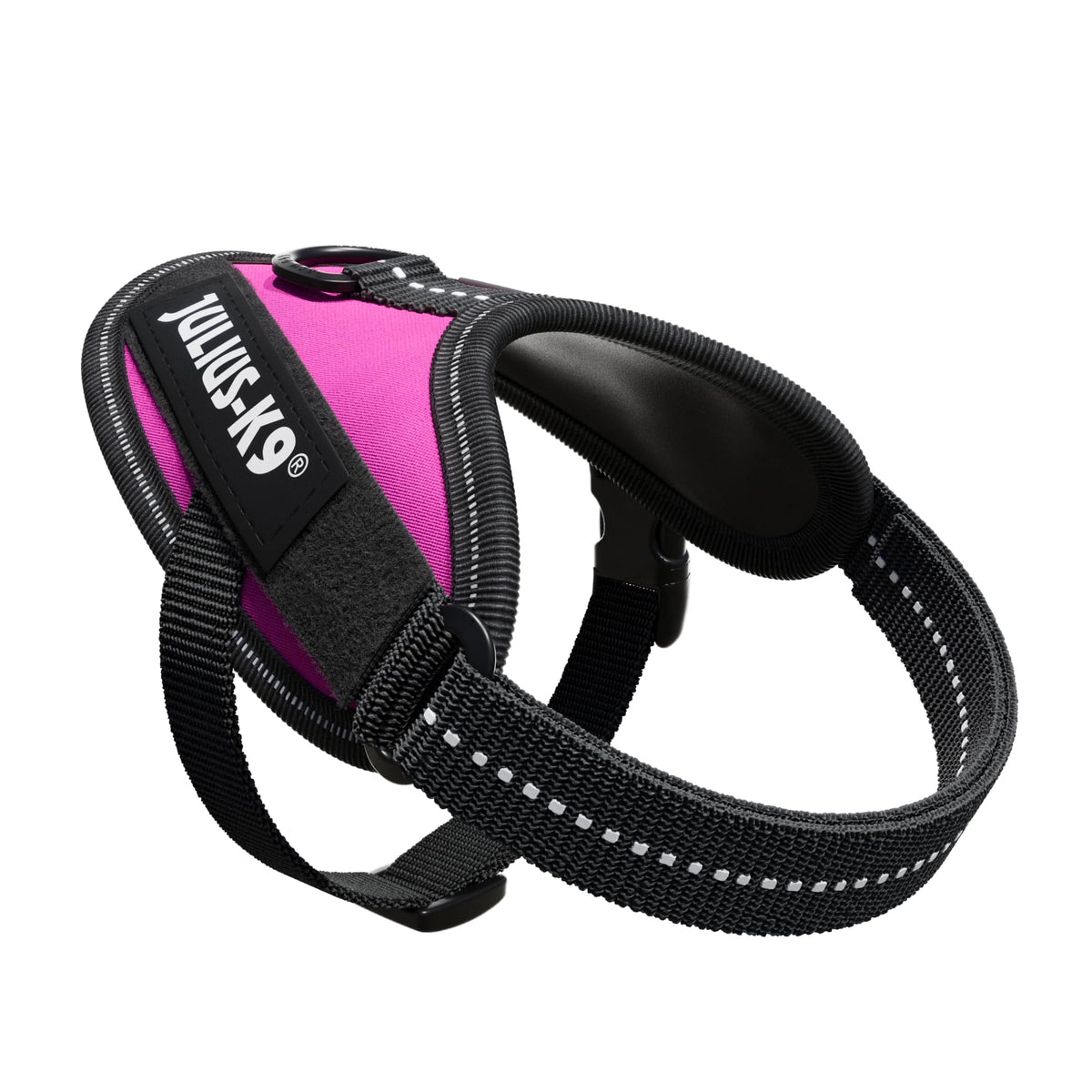 Julius-K9 IDC Powerharness Dog Vest Harness - Dark Pink, 3XS/Baby 1