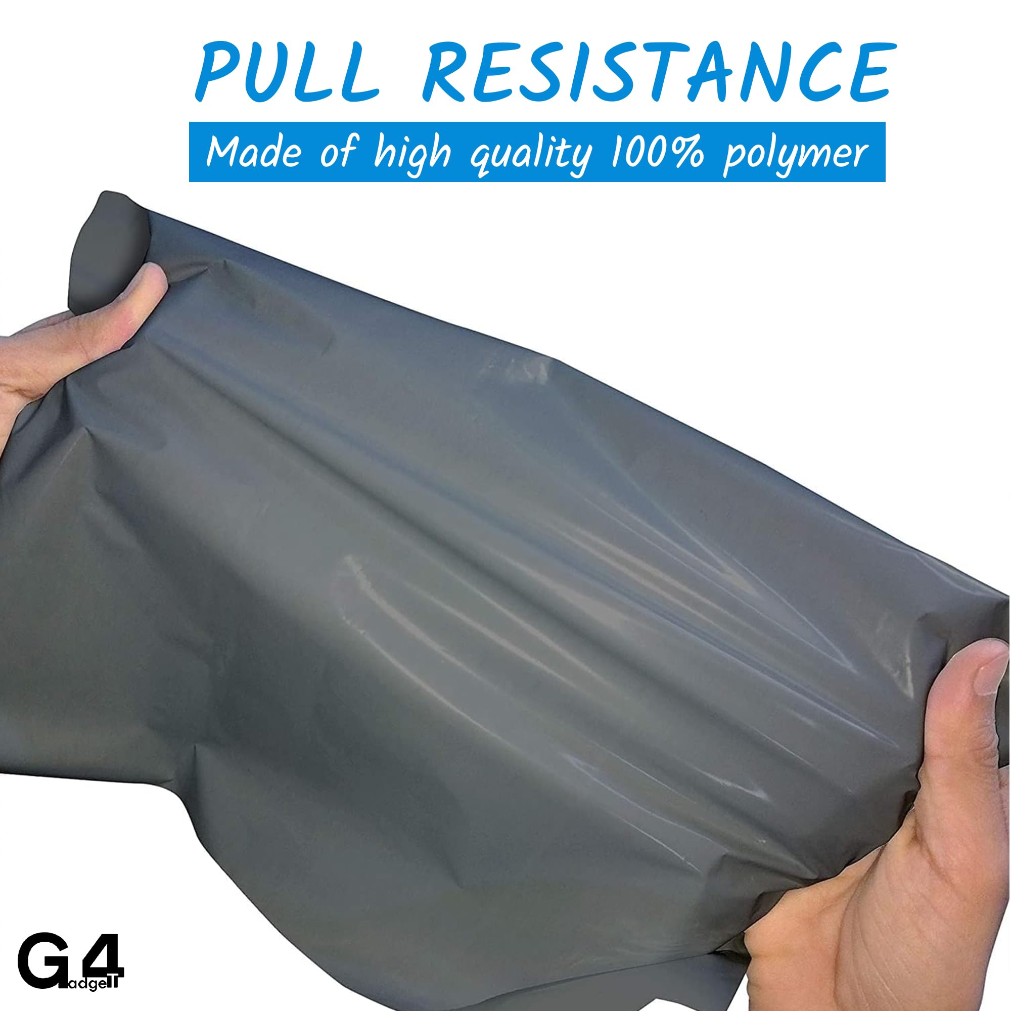 G4GADGET 5 Pack Large Grey Polyethylene Box Mailers | 17 x 24 Inches (425mm x 600mm) 2