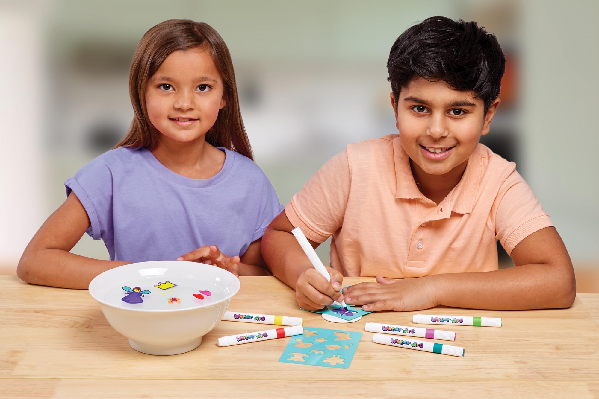 Water Art X-WA1003F Fairy Garden 6-Pen Craft Set - Arts & Crafts for Kids 8