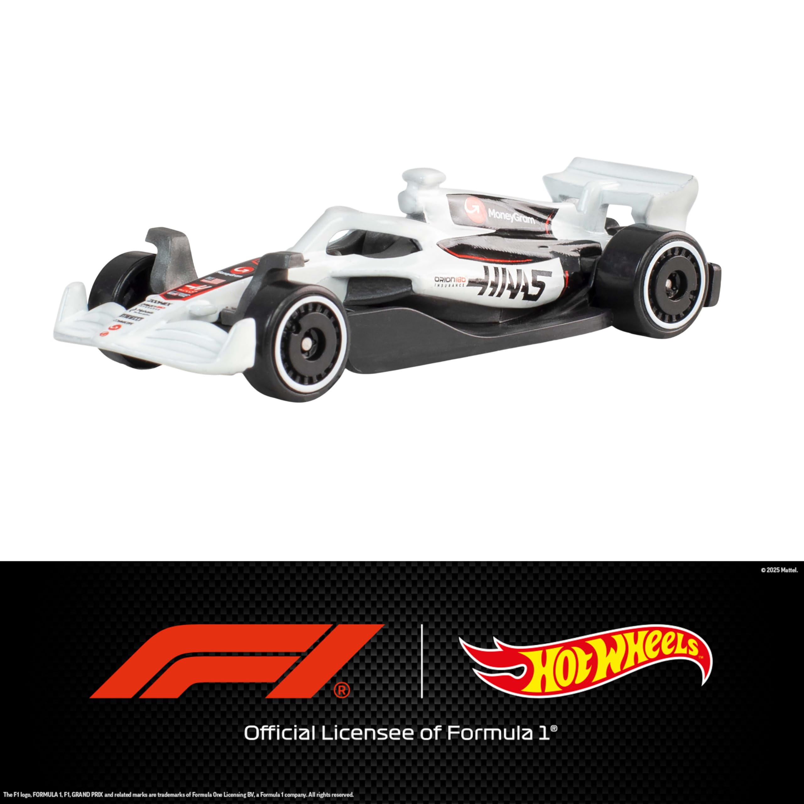 Hot Wheels Formula 1 1:64 Scale Die-Cast 5-Pack, Set of 5 Officially Licens 5