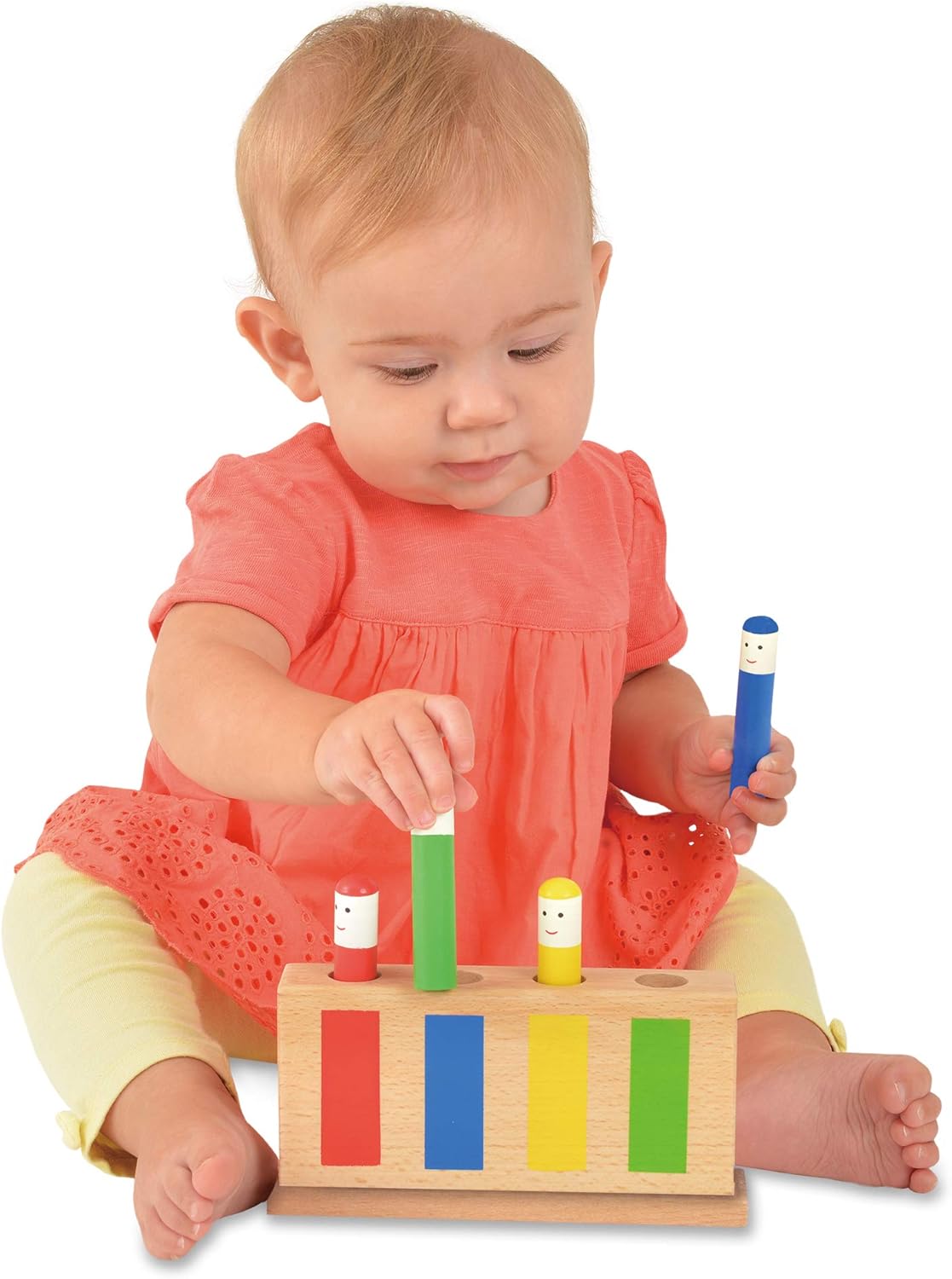 Galt Pop-Up Toy - Wooden Cause & Effect Learning Toy for 12 Months Plus
