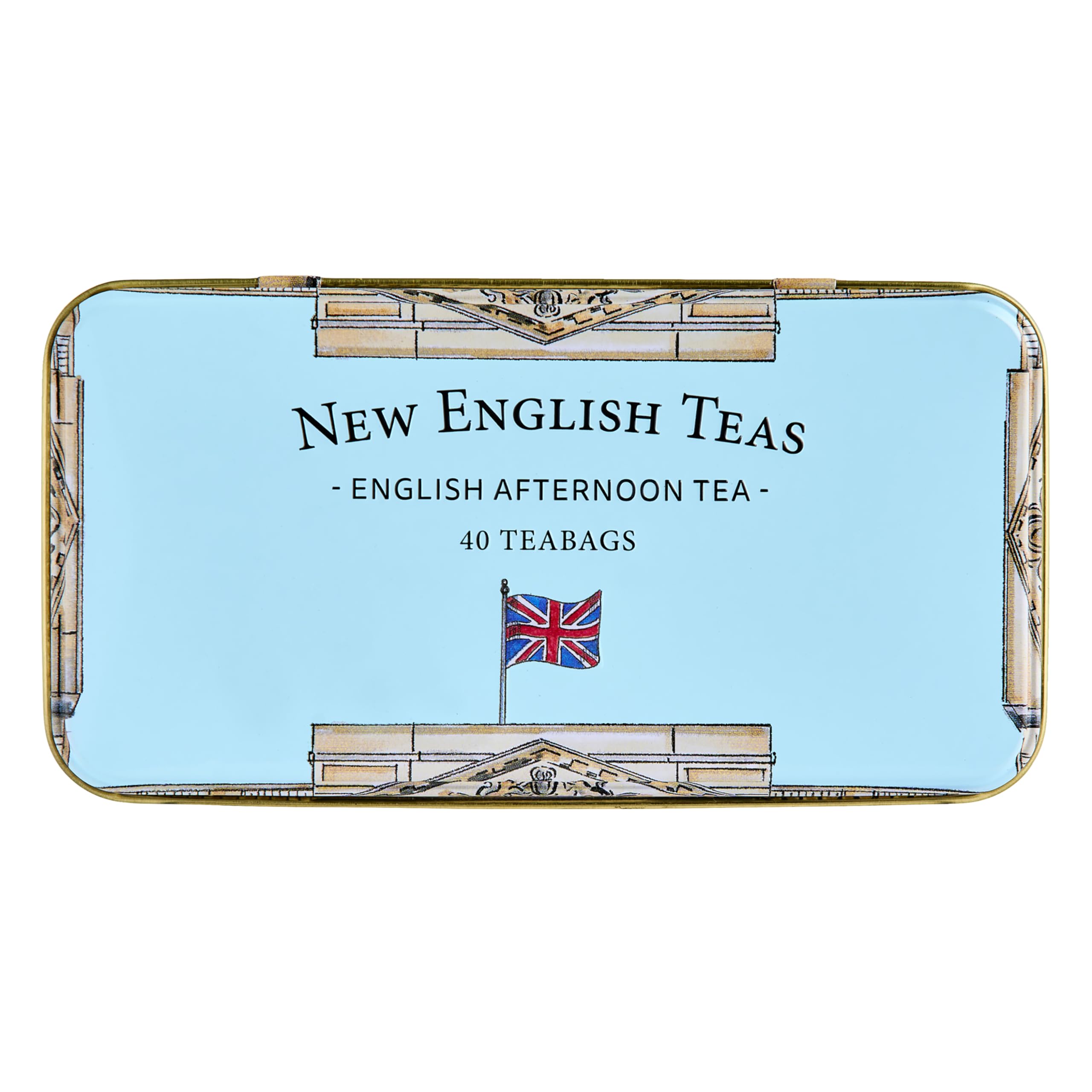 New English Teas Buckingham Palace Tin - English Afternoon Blend, 40 Tea Bags 12