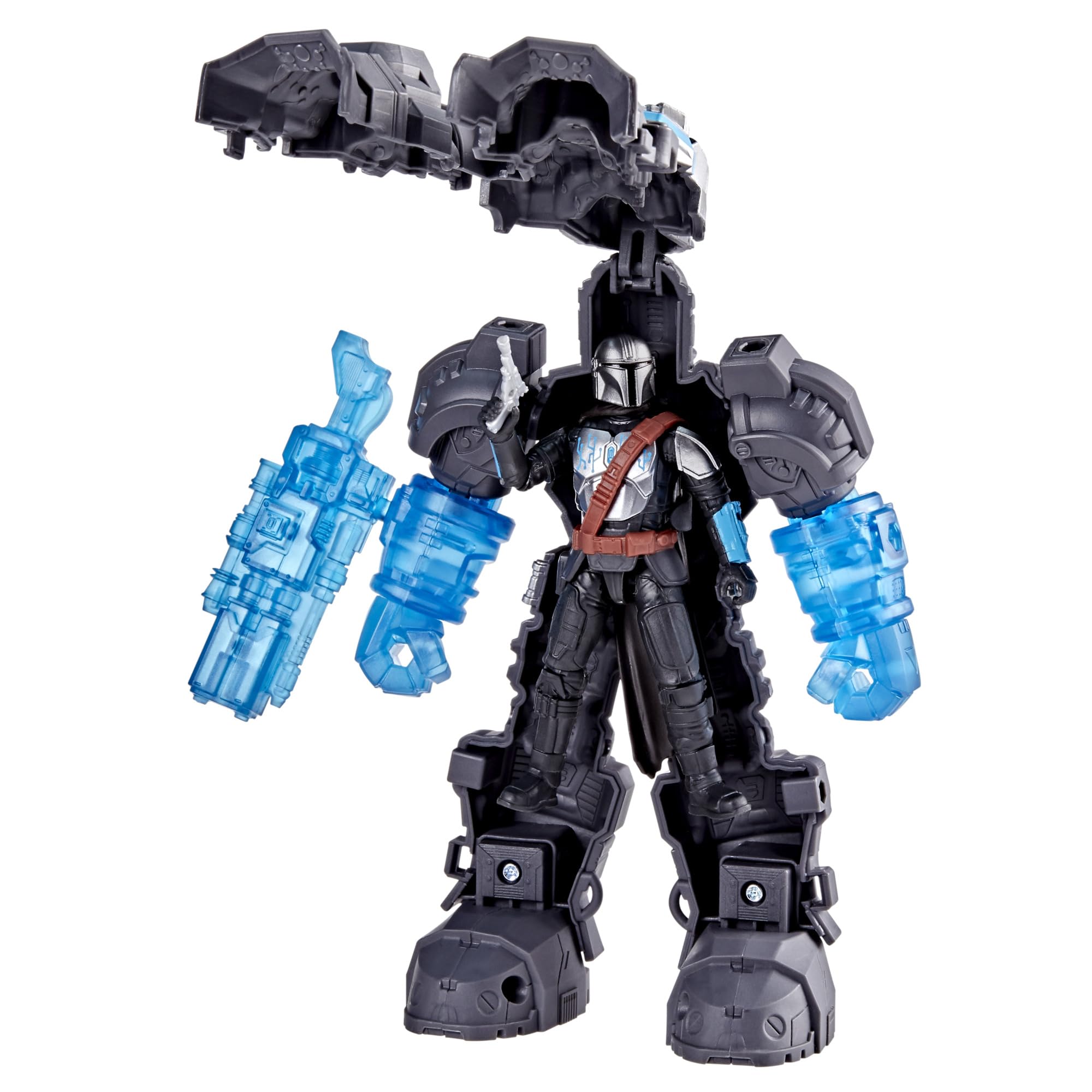 Star Wars The Mandalorian Mech Force Suit Action Figure Set | 4-Inch Figure | Ages 4+ 3
