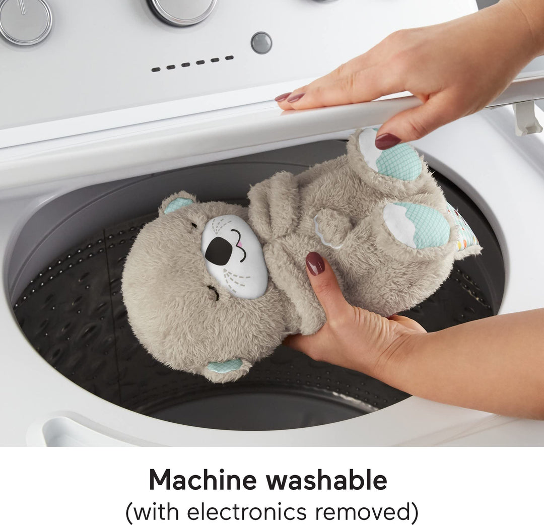 Fisher-Price Soothe 'N Snuggle Otter - Plush Sleep Soother with Breathing Motion, Music & Lights