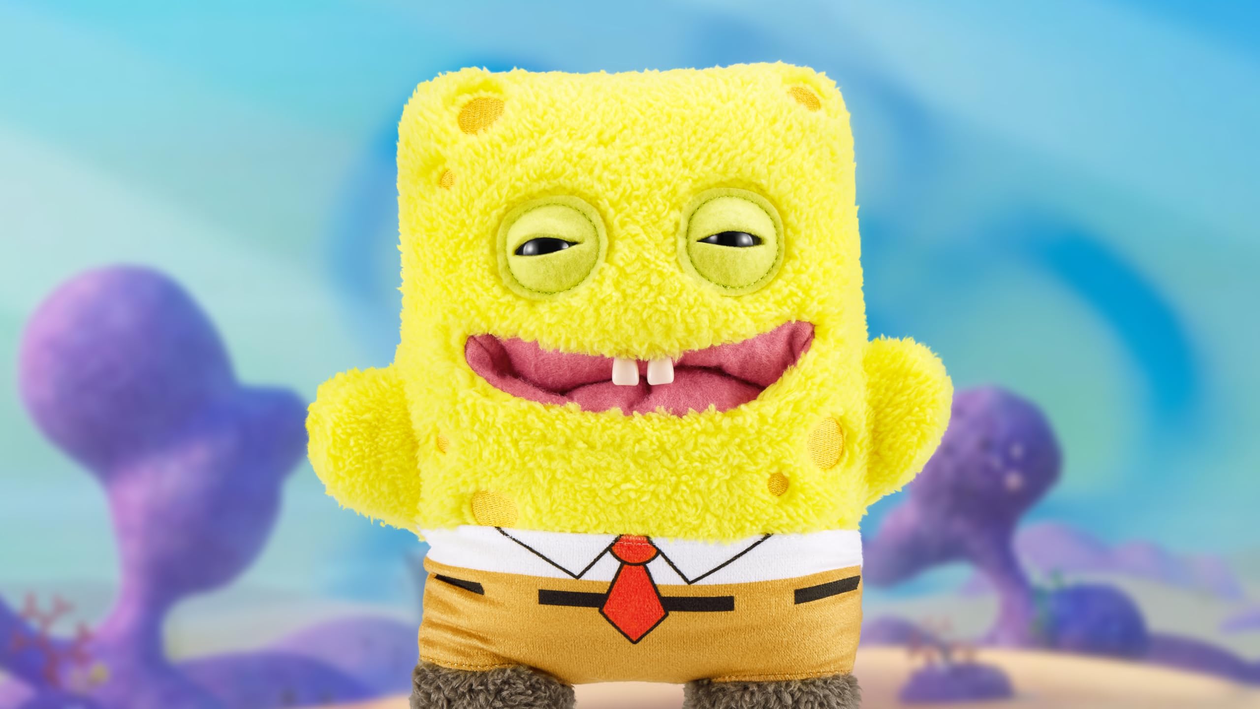 Fuggler x SpongeBob SquarePants 9-inch Plush Toy - Soft Funny Ugly Mon