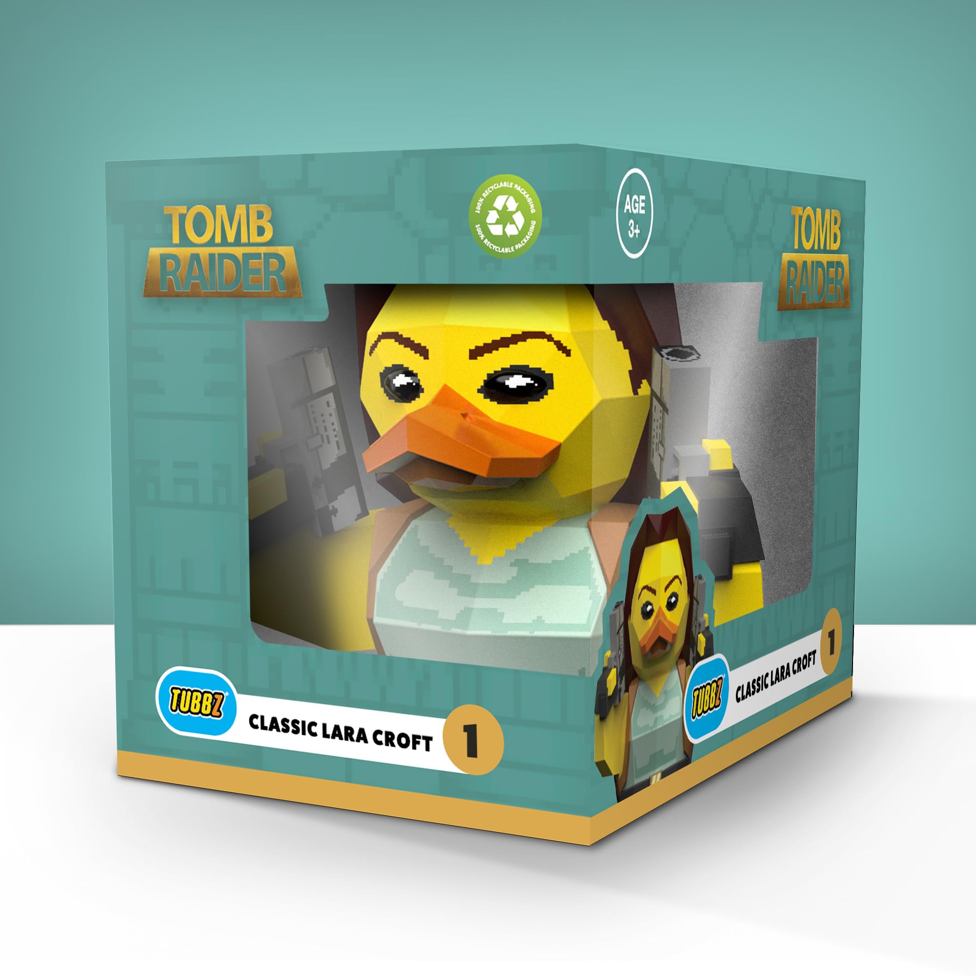 TUBBZ Boxed Edition Tomb Raider - Lara Croft Cosplaying Rubber Duck Vinyl Figure 6
