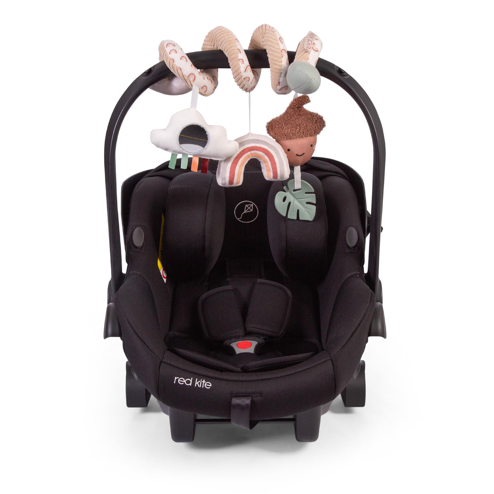 Red Kite Spiraloo Twisty Activity Toy - Baby Safe Mirror & Teether for Stroller, Car Seat, Cot