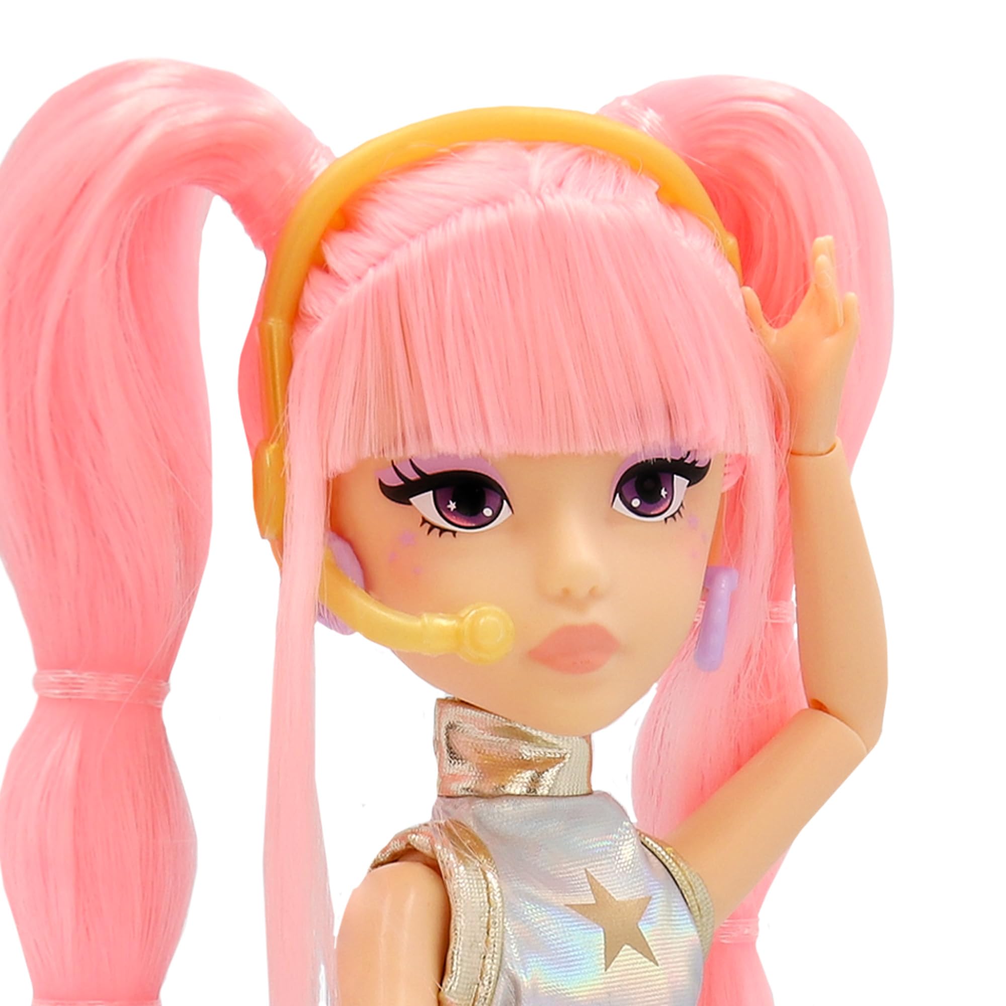 Basic Fun K-Pop Fashion Doll Yuni - Pop Star Idol with 3 Accessories | Ages 4+ 4
