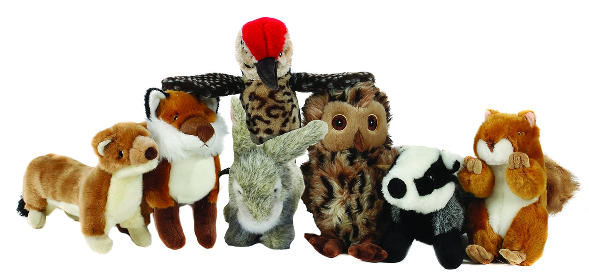 Animal Instincts Ollie Owl Squeaky Plush Dog Toy - Small, 11 x 11 x 11 cm