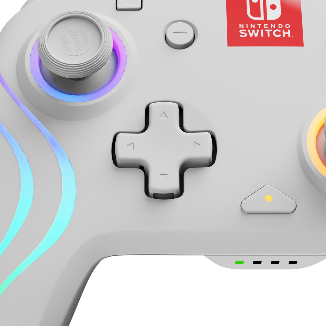 Afterglow Wave Wireless Controller for Nintendo Switch - White