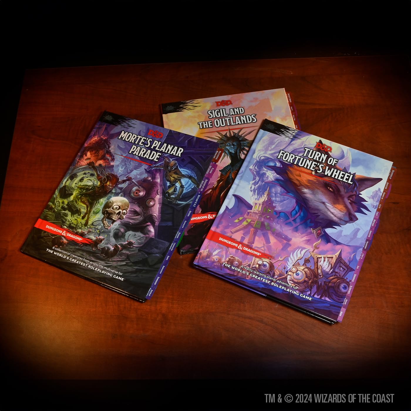 WizKids D&D Book Tabs - Planescape: Adventures in The Multiverse | 204 Tabs | Various Colours 4