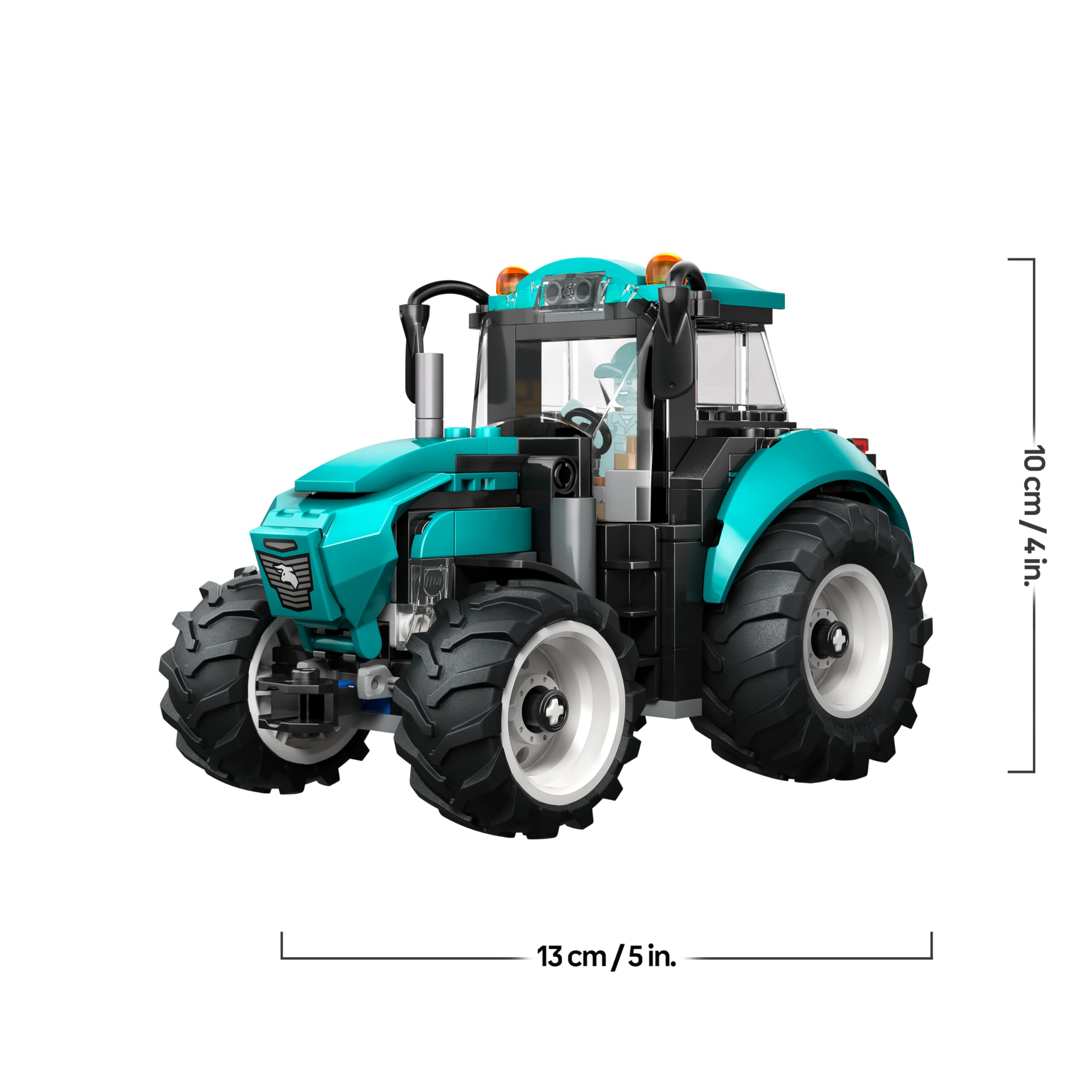 LEGO City Tractor Toy Building Set 60498 | Ages 6+ | Farmer Minifigure Included 8