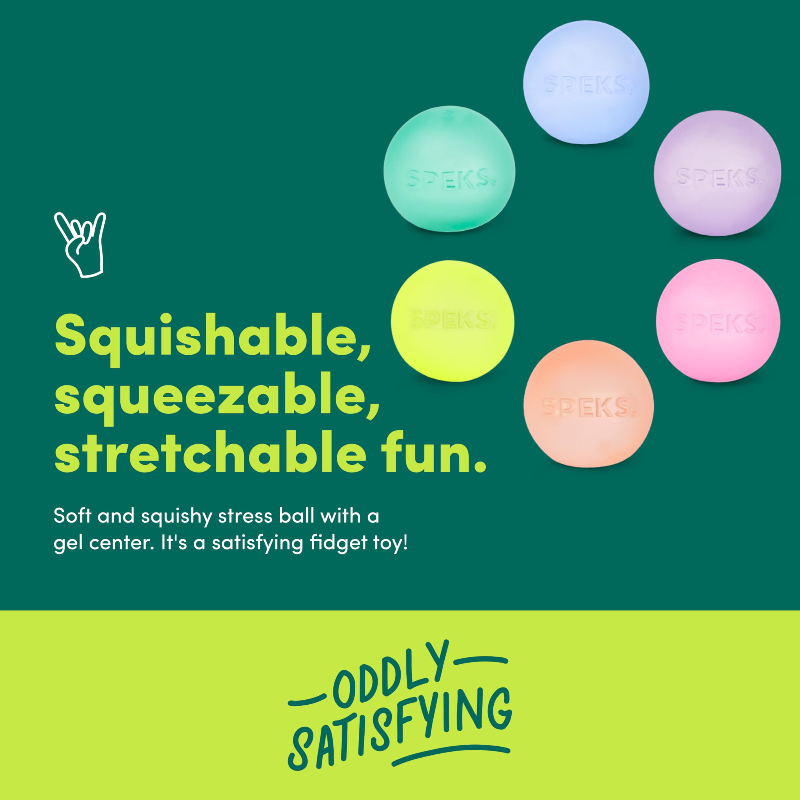 Speks Mini Gump Stress Balls - Ultra Soft Squishy Fidget Toy | Palm-Sized | TPR & Maltose Gel 4