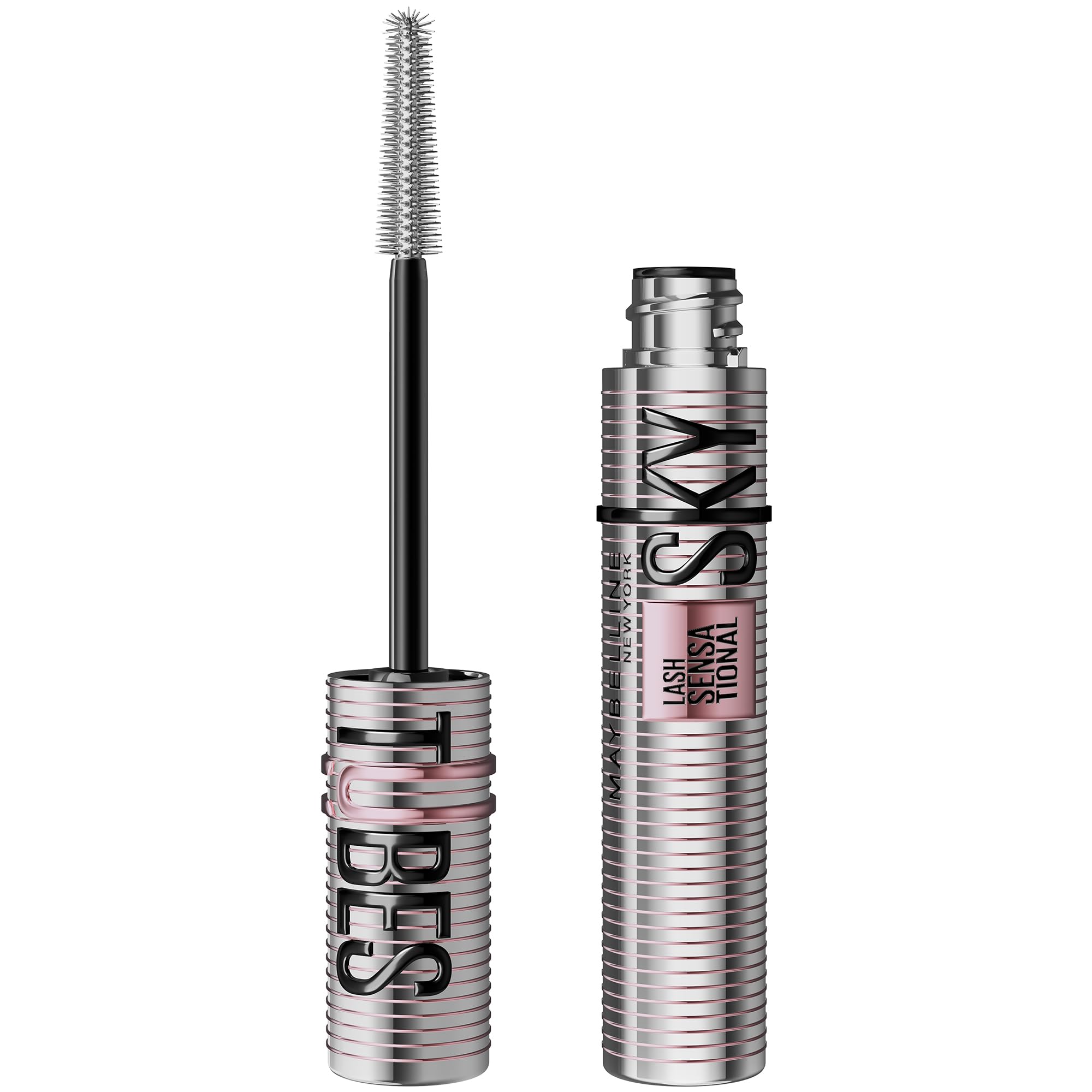 Maybelline Lash Sensational Sky High Tubes Mascara - Tubing Black | Lengthening, Smudge-Proof | 7.2 ml