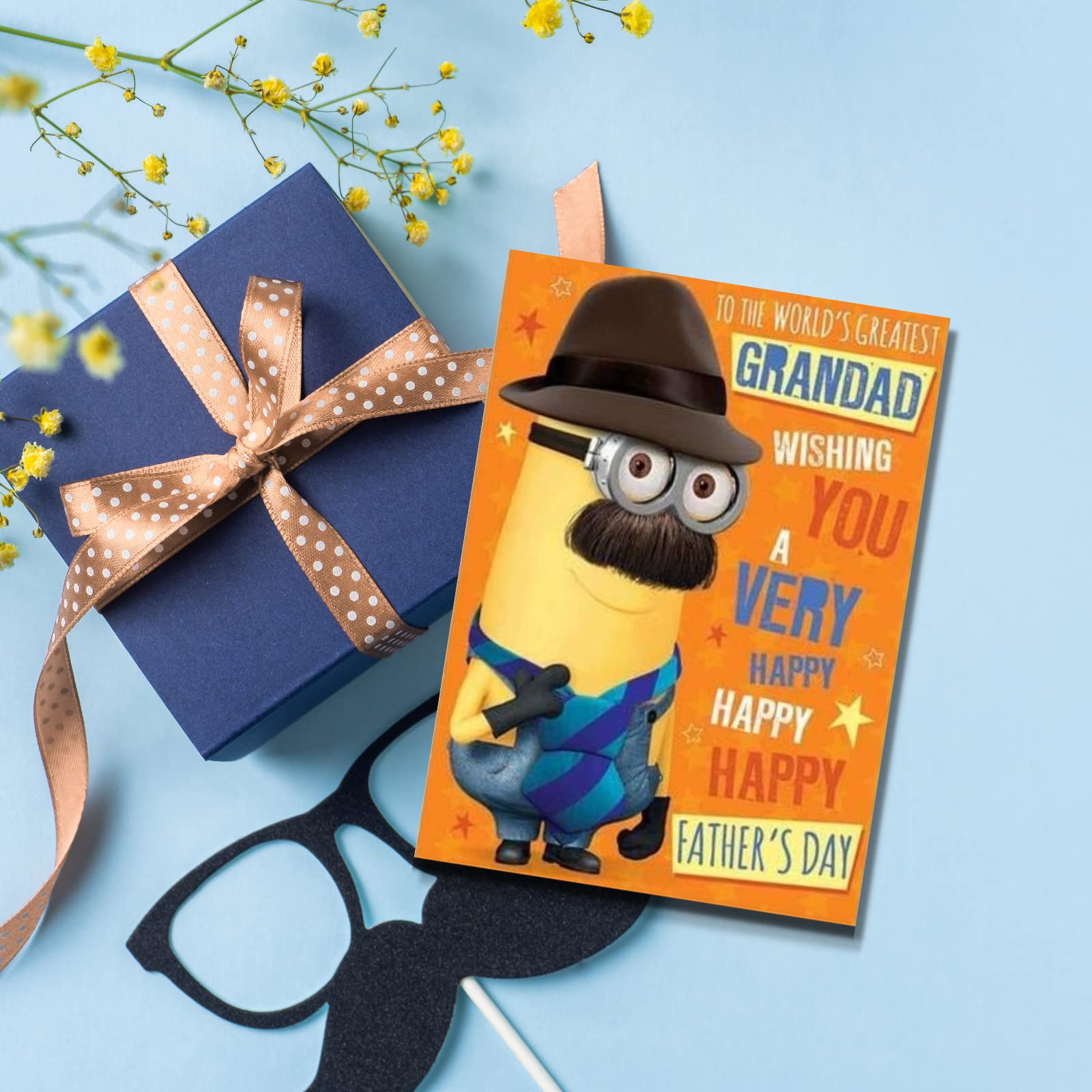 Danilo Promotions LTD Despicable Me Grandad Father's Day Card | FSC Certified | Multi Color 3