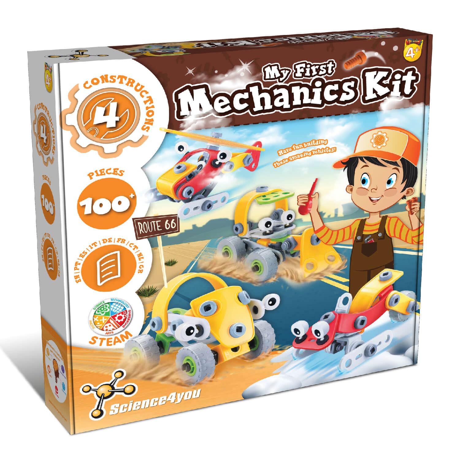 Science4you First Construction Kit - Mechanics Laboratory for Kids Age 4+ 1