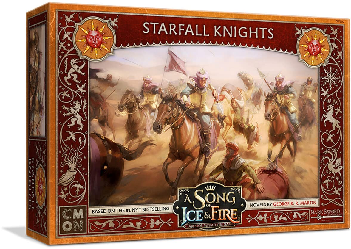 CMON A Song of Ice & Fire: Starfall Knights Unit Box | 2+ Players | 4 Miniatures | SIF707 1