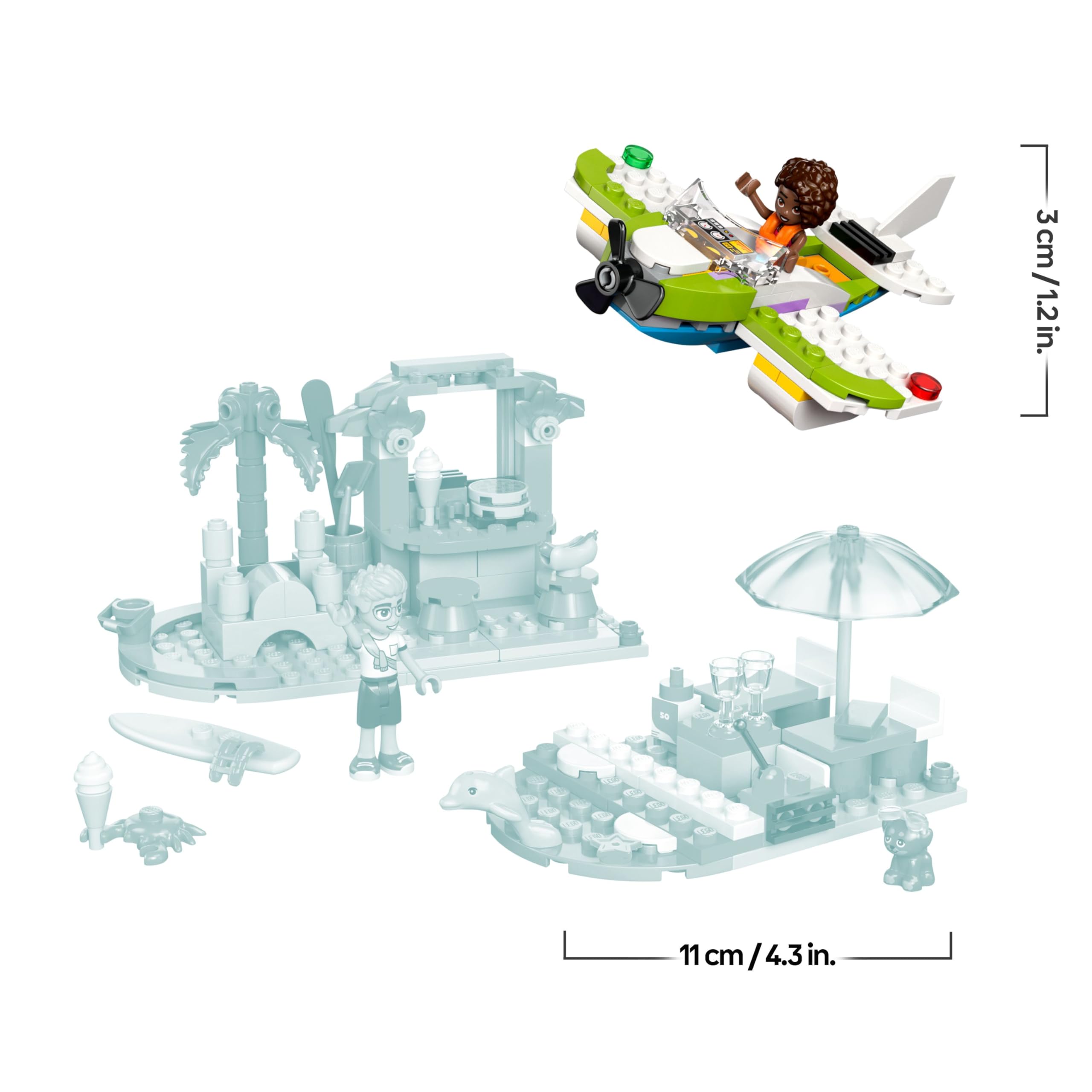 LEGO Friends 2in1 Creative Beach and Travel Suitcase Set - Buildable Playset for Kids 5+