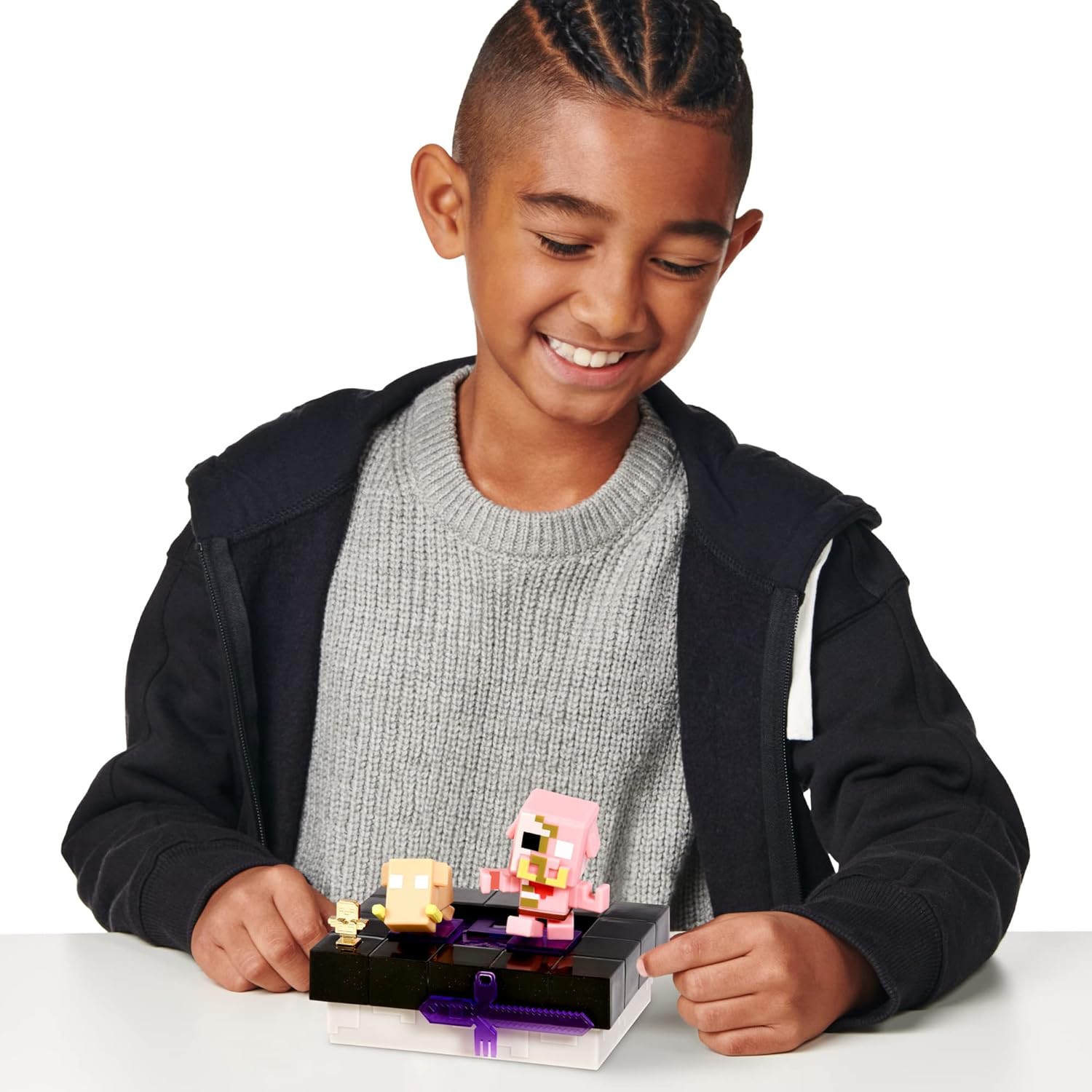 Treasure X Minecraft Nether Portal Mine and Craft Playset - Ages 5+ 7