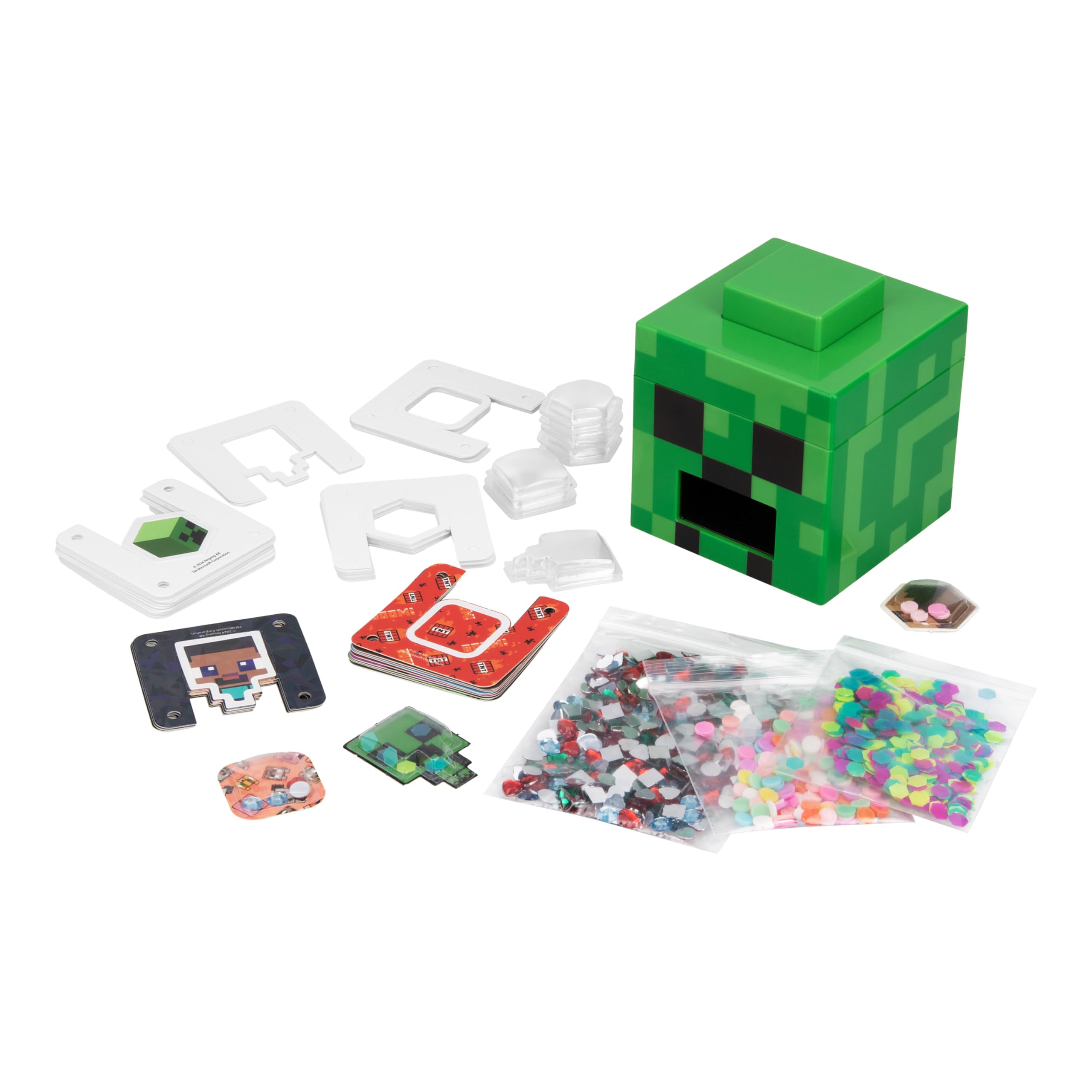 Paladone Minecraft Creeper DIY 3D Sticker Maker for Kids | Officially Licensed | Multicolor