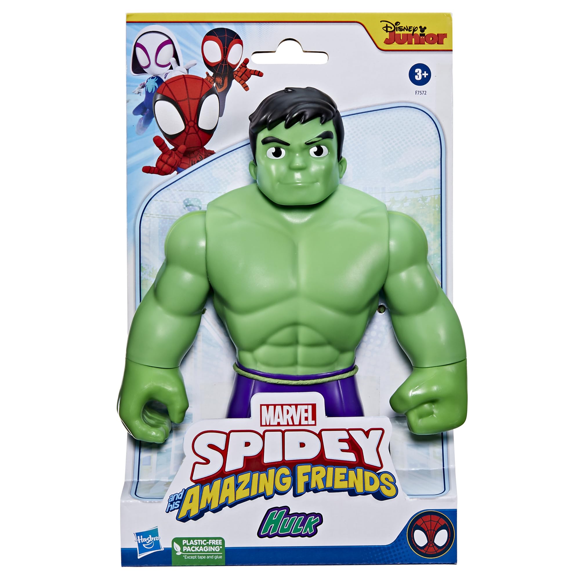 SPIDEY AND HIS AMAZING FRIENDS Hulk Action Figure - 9-Inch Tall, Poseable, Ages 3+ 2