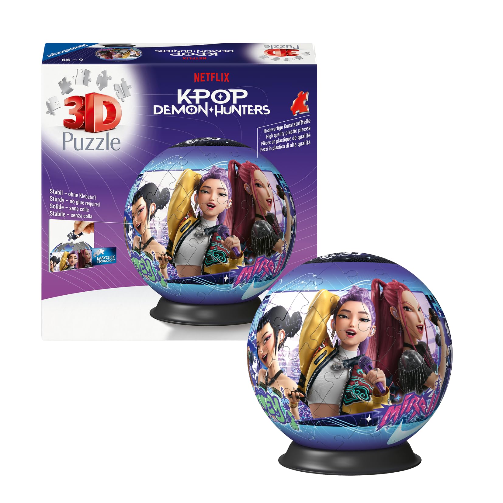 Ravensburger K-Pop Demon Hunters 3D Jigsaw Puzzle - 72 Pieces 1