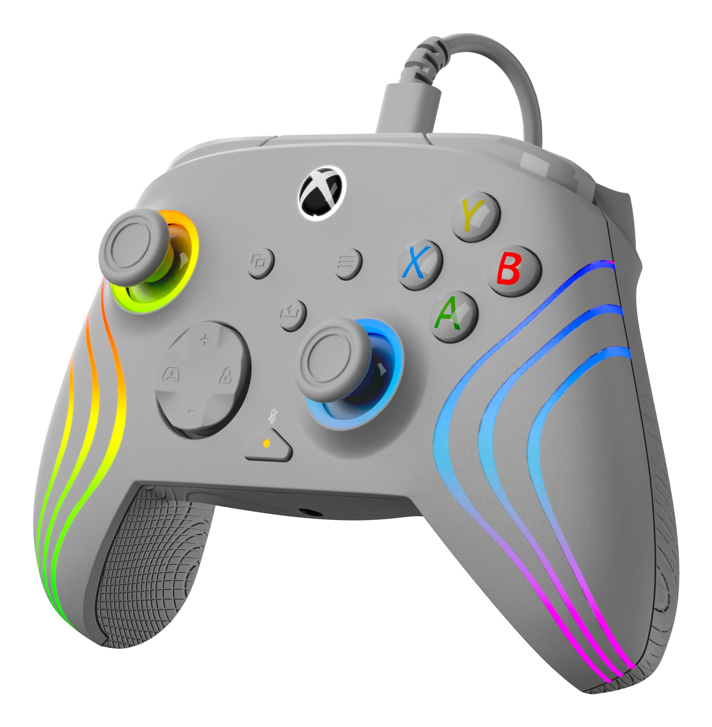 Turtle Beach Afterglow Wave Grey Wired RGB Gaming Controller for Xbox & PC 6
