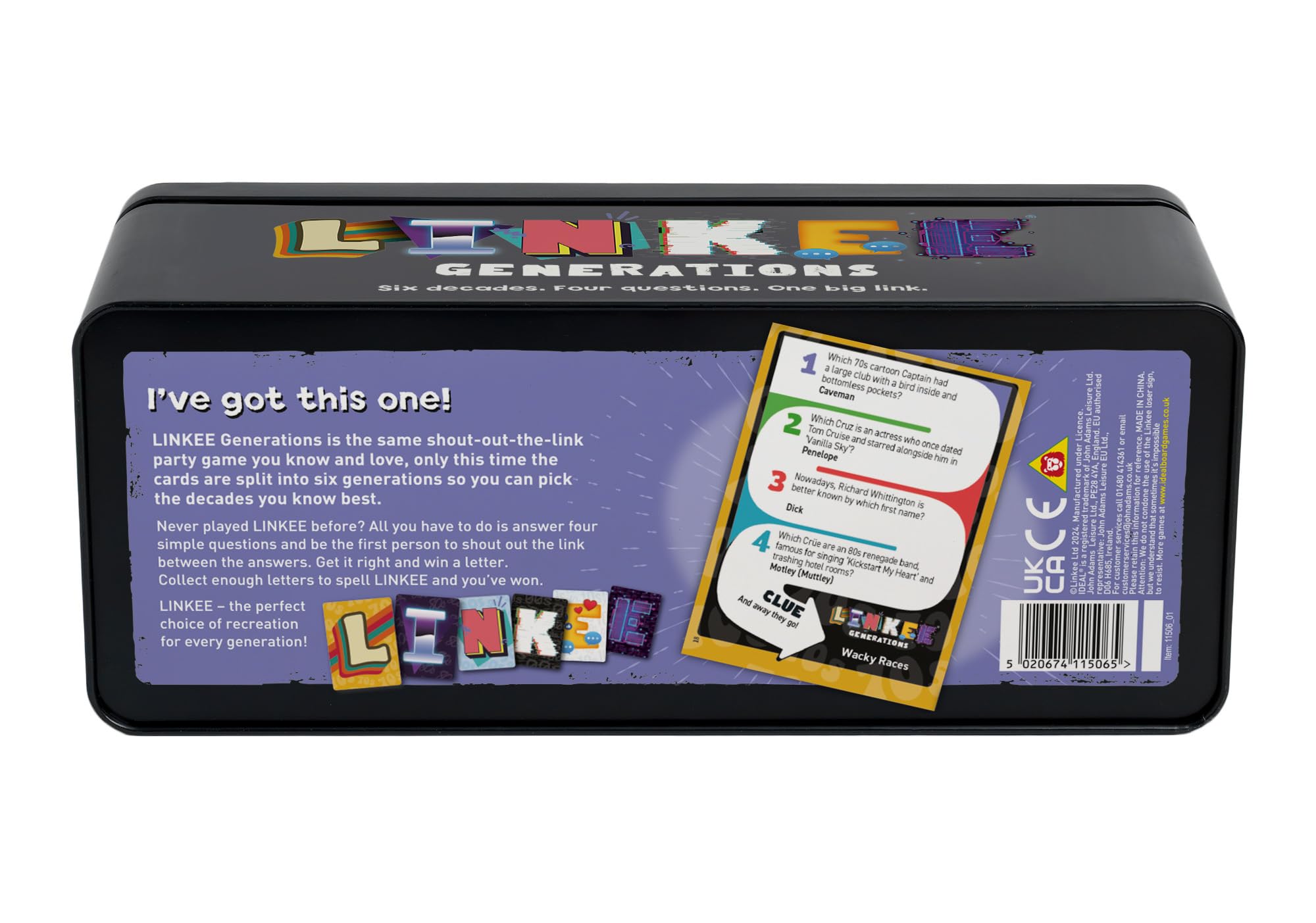 Ideal LINKEE Generations Trivia Party Quiz Game | 1,600+ Questions | Ages 12+ 7