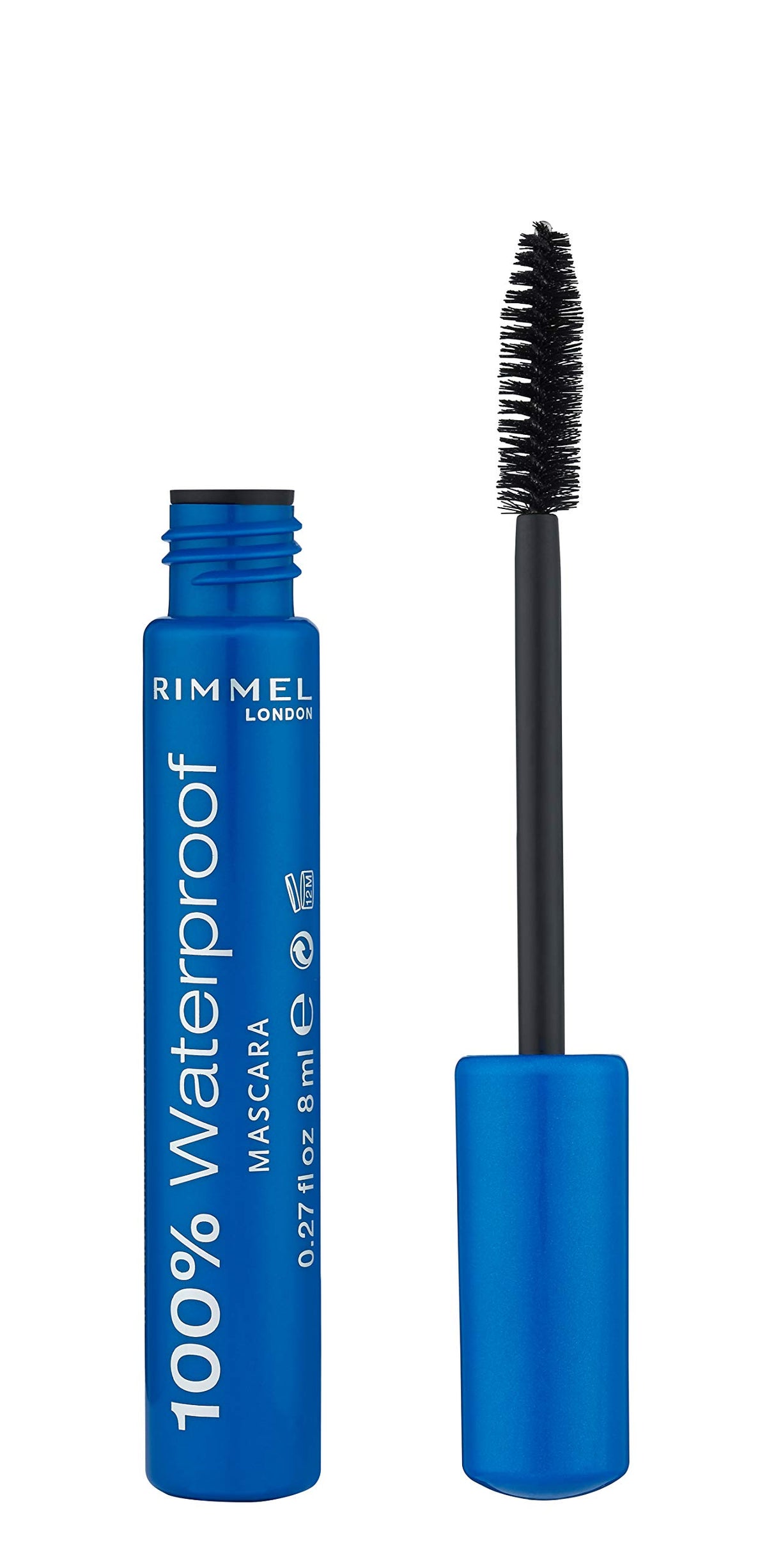 Rimmel Waterproof Mascara - Brown Black, 8 ml