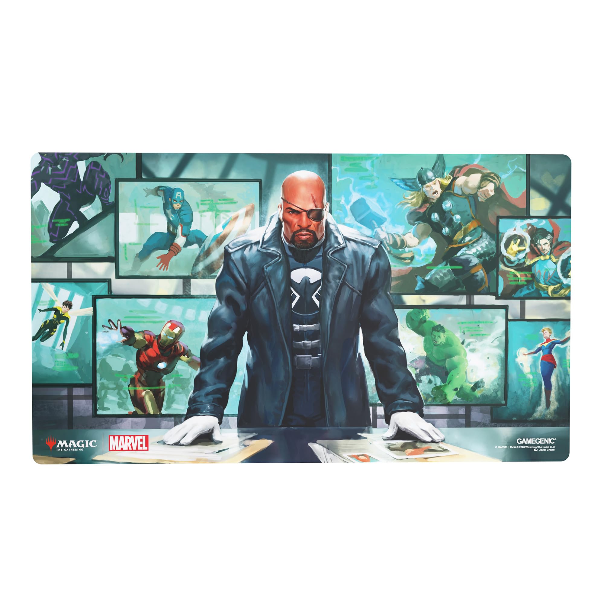 Gamegenic Magic: The Gathering Marvel Super Heroes Prime Playmat - Nick Fury Artwork