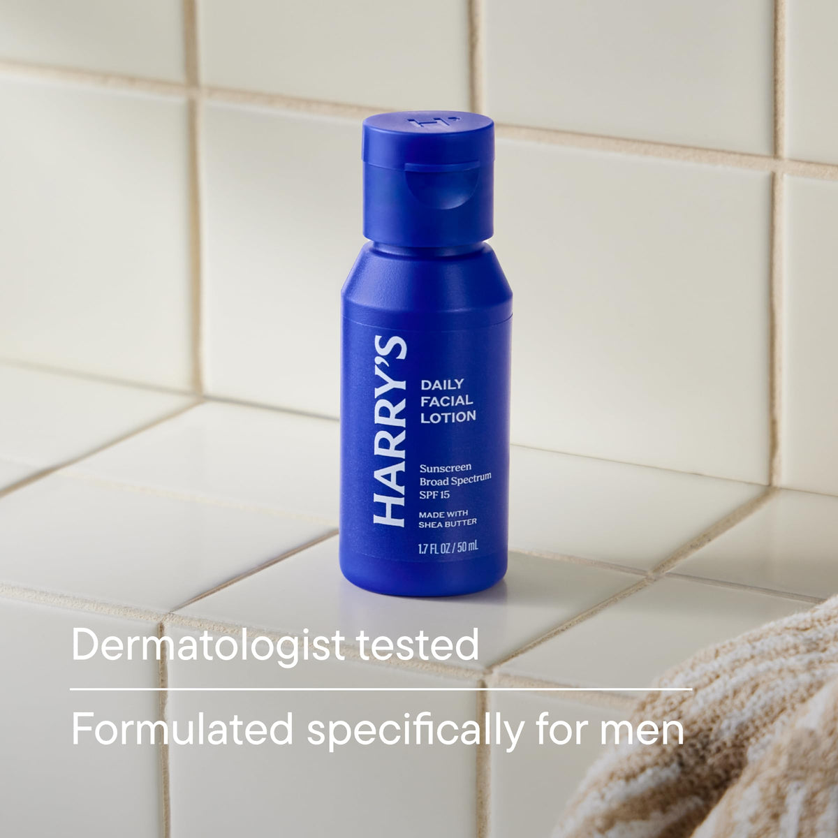 Harry's Face Lotion - SPF 15 Moisturizer for Men | Hydrating & Non-Greasy | 2 x 50ml