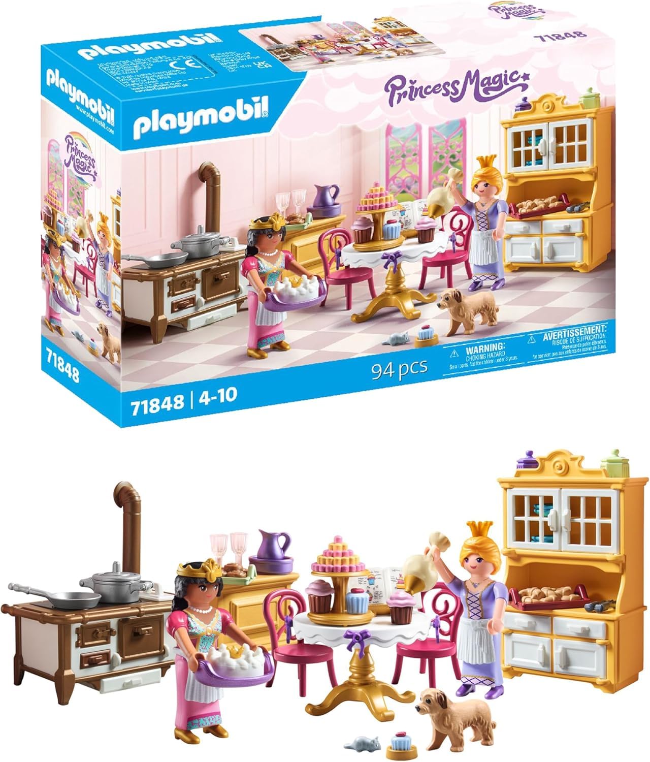 PLAYMOBIL Princess Magic Royal Kitchen Playset - Baking & Imaginative Role Play for Ages 4-10 1